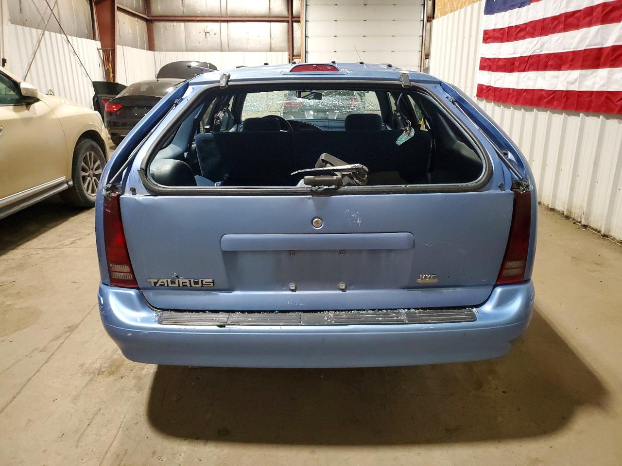 1995 Ford Taurus Gl Blue vin: 1FALP57U6SG117354