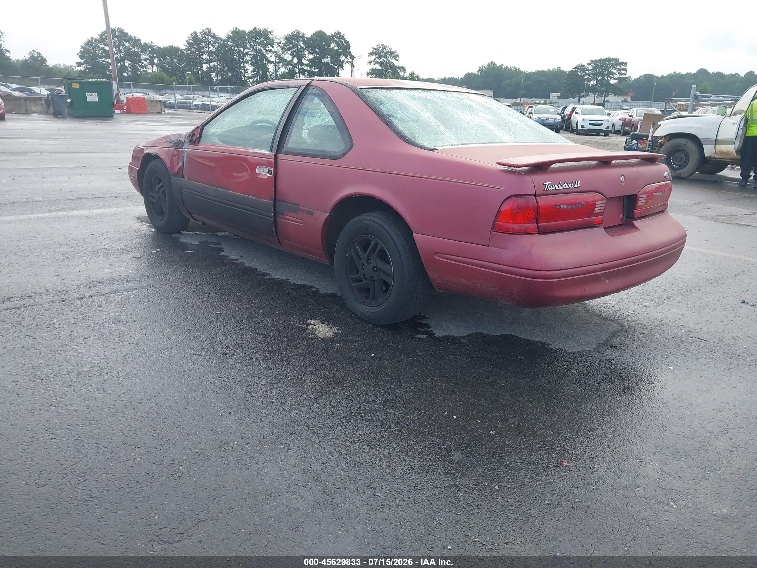 1997 Ford Thunderbird Lx Красный vin: 1FALP6241VH146353