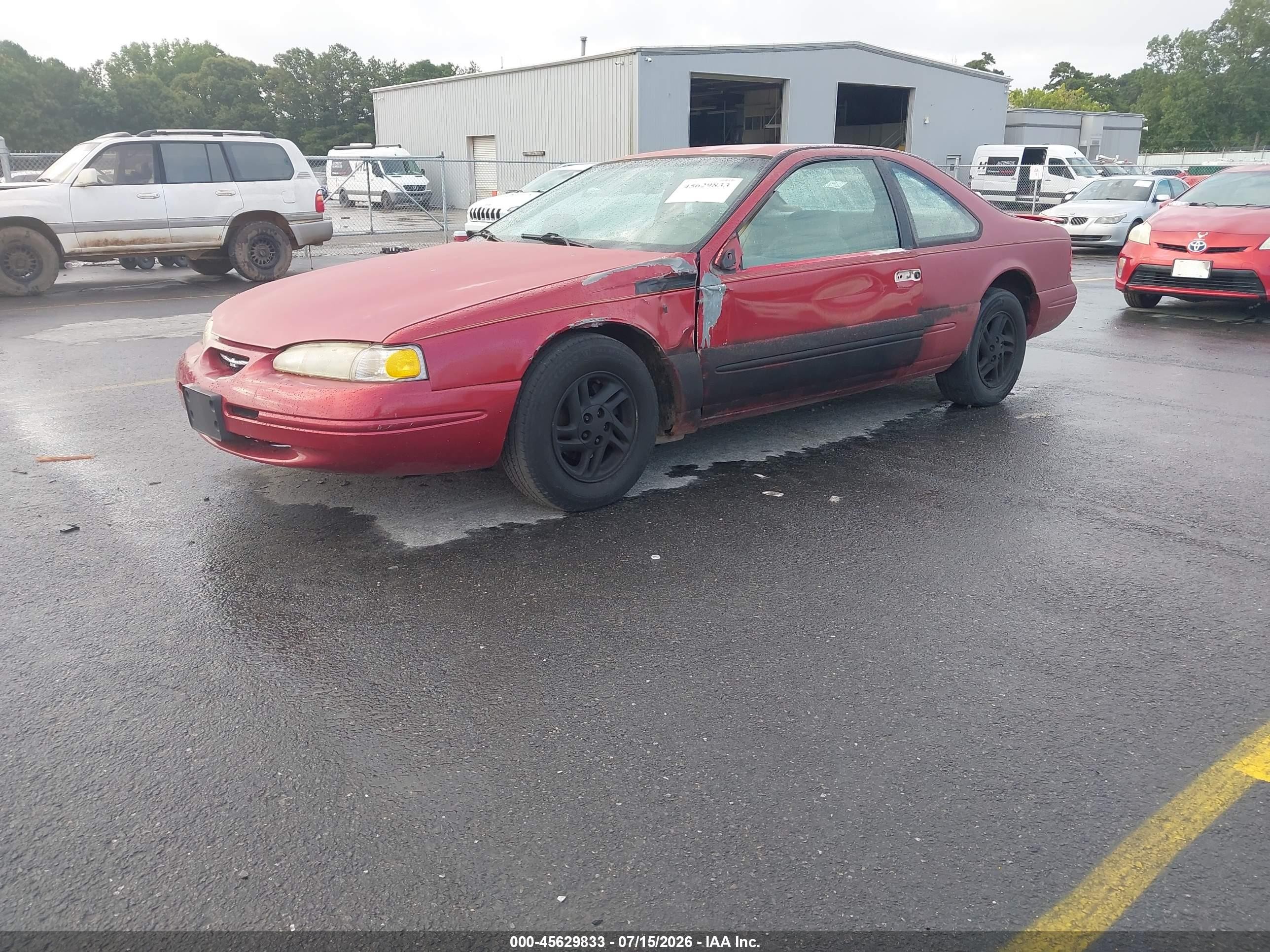 1997 Ford Thunderbird Lx Красный vin: 1FALP6241VH146353