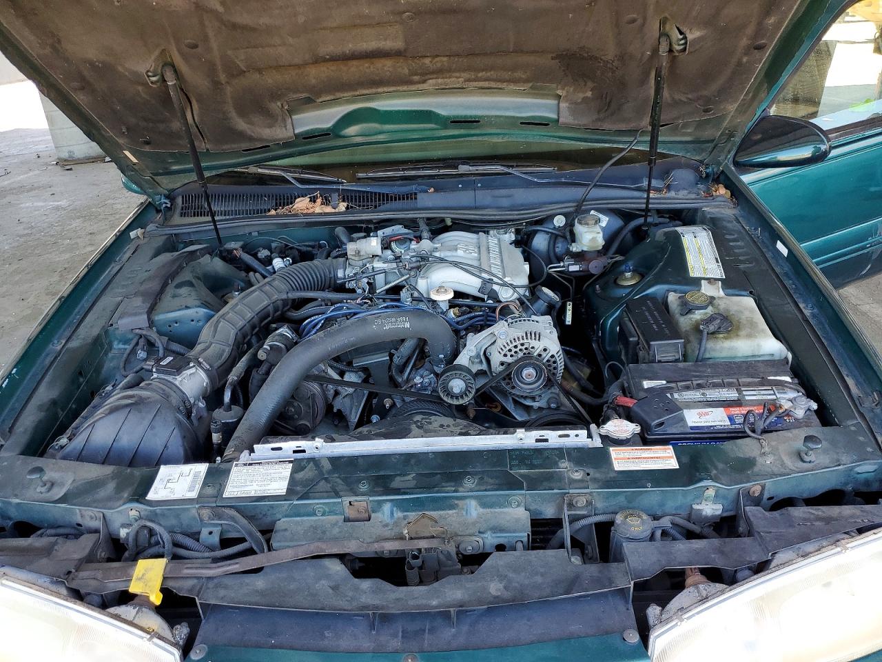 1996 Ford Thunderbird Lx Green vin: 1FALP6249TH149224