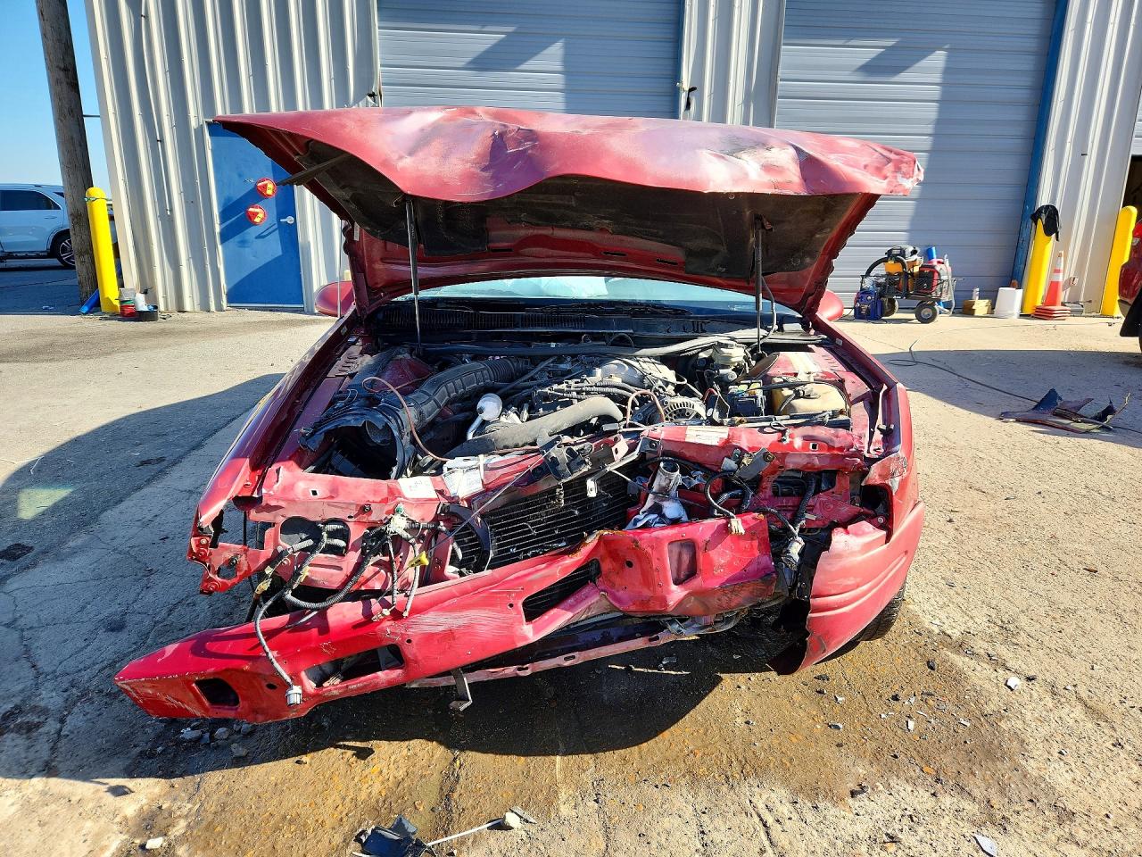 1996 Ford Thunderbird Lx Red vin: 1FALP624XTH138524