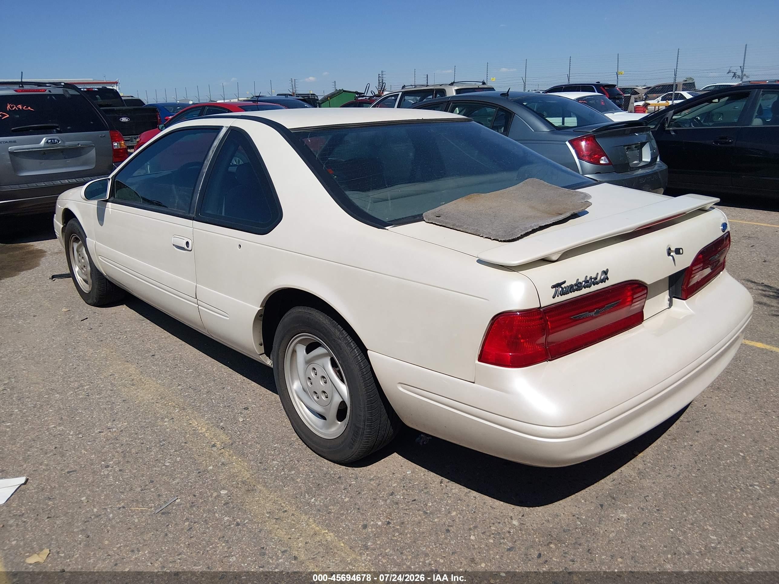 1997 Ford Thunderbird Lx Белый vin: 1FALP62W0VH102488