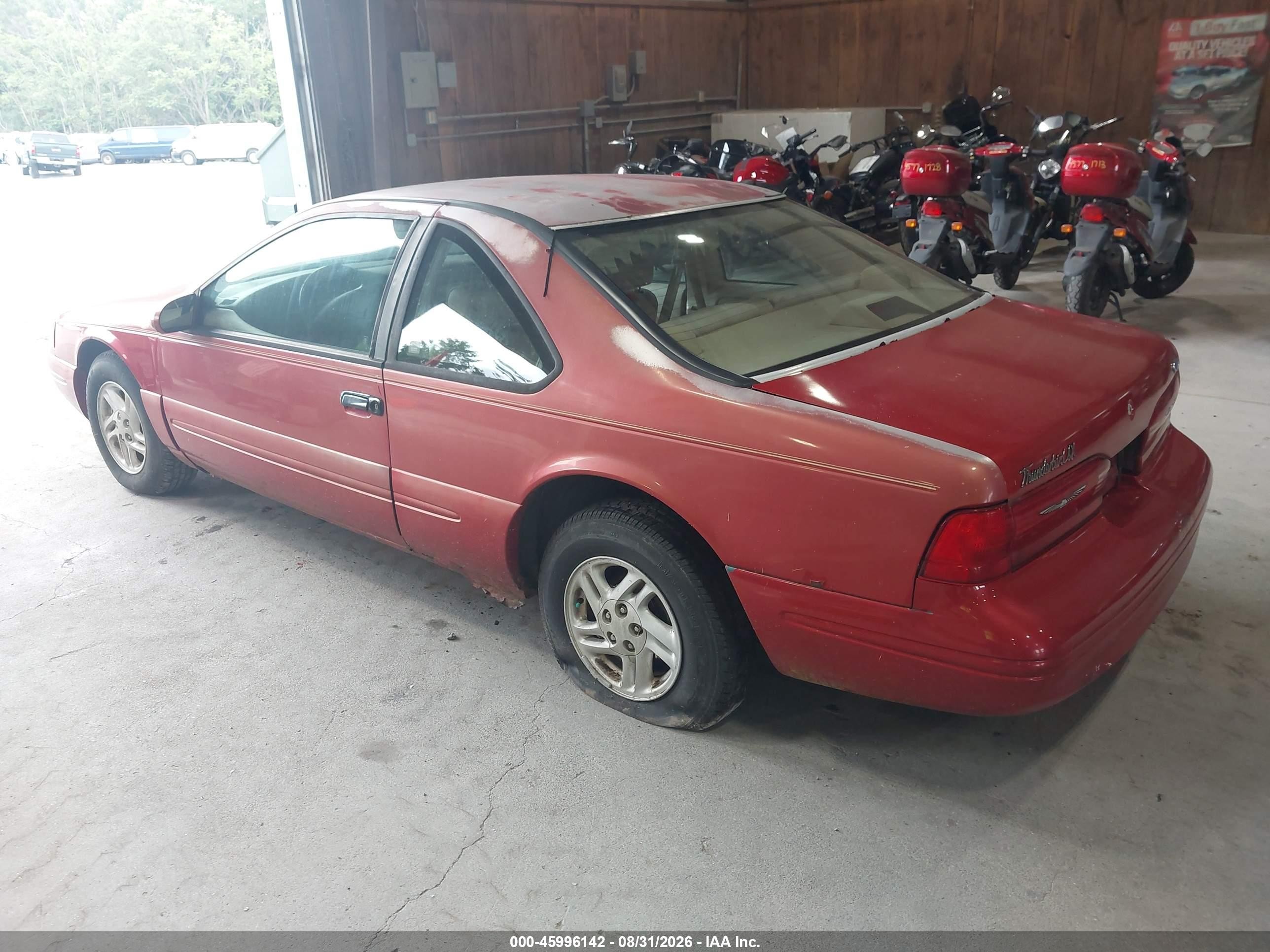 1997 Ford Thunderbird Lx Red vin: 1FALP62W1VH103620