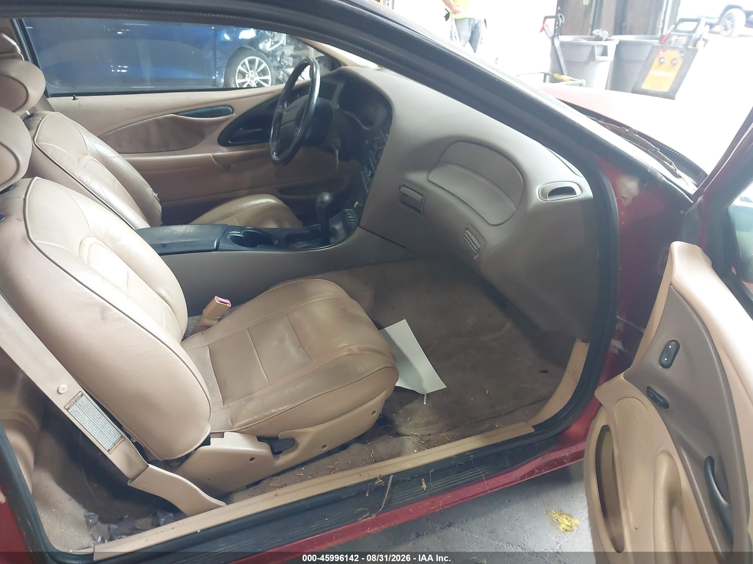 1997 Ford Thunderbird Lx Red vin: 1FALP62W1VH103620