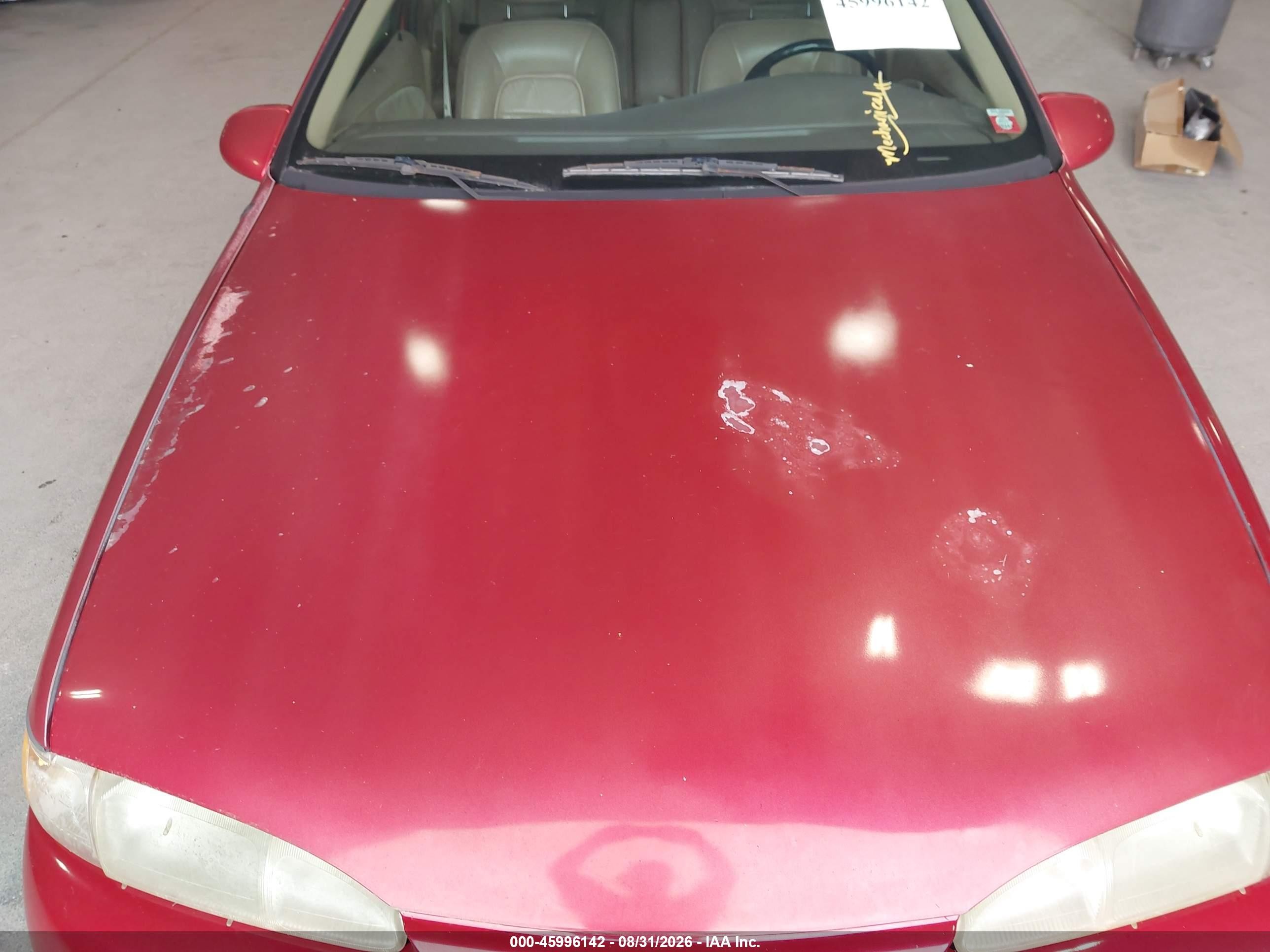 1997 Ford Thunderbird Lx Red vin: 1FALP62W1VH103620