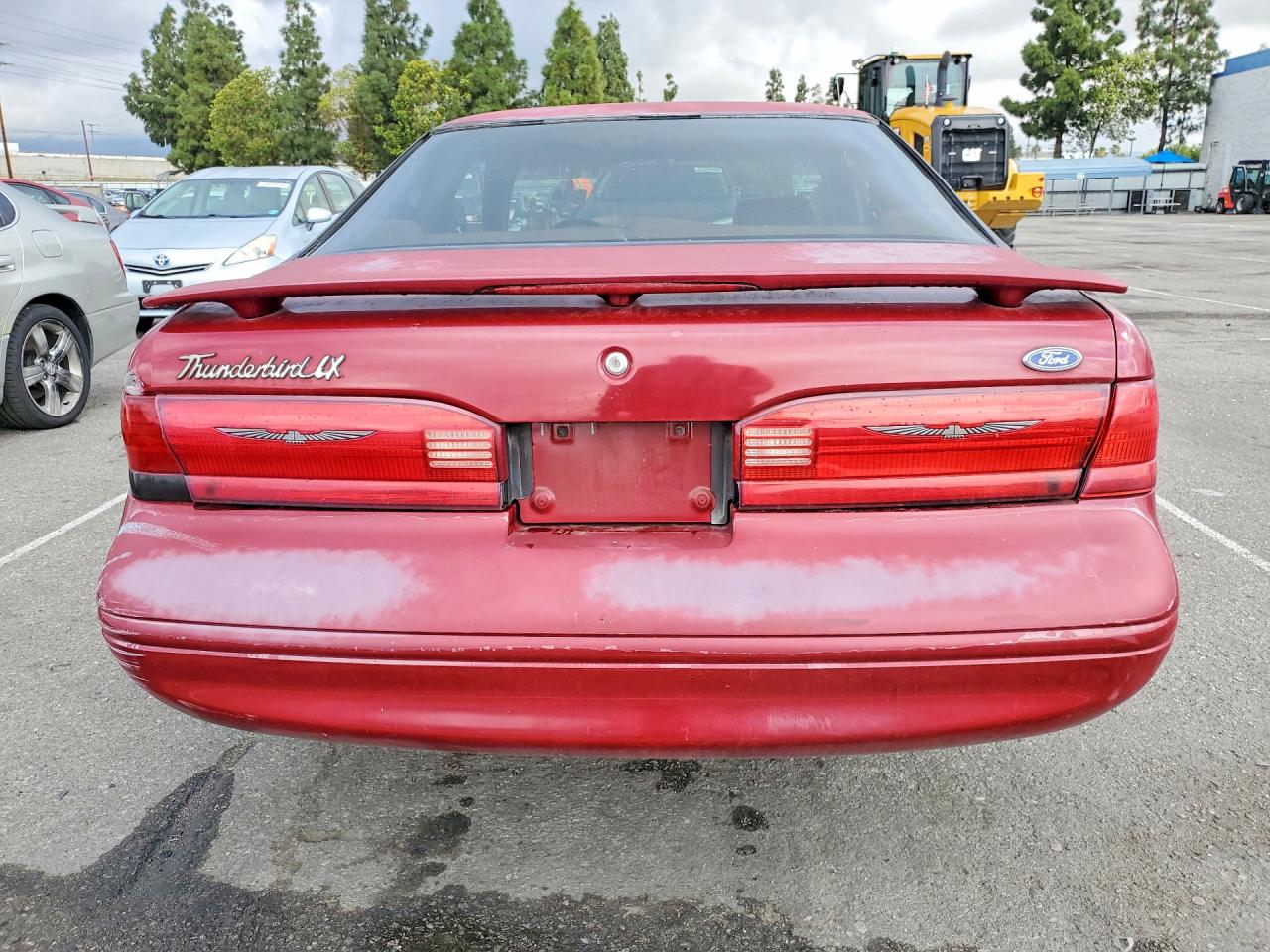 1997 Ford Thunderbird Lx Red vin: 1FALP62W1VH163008