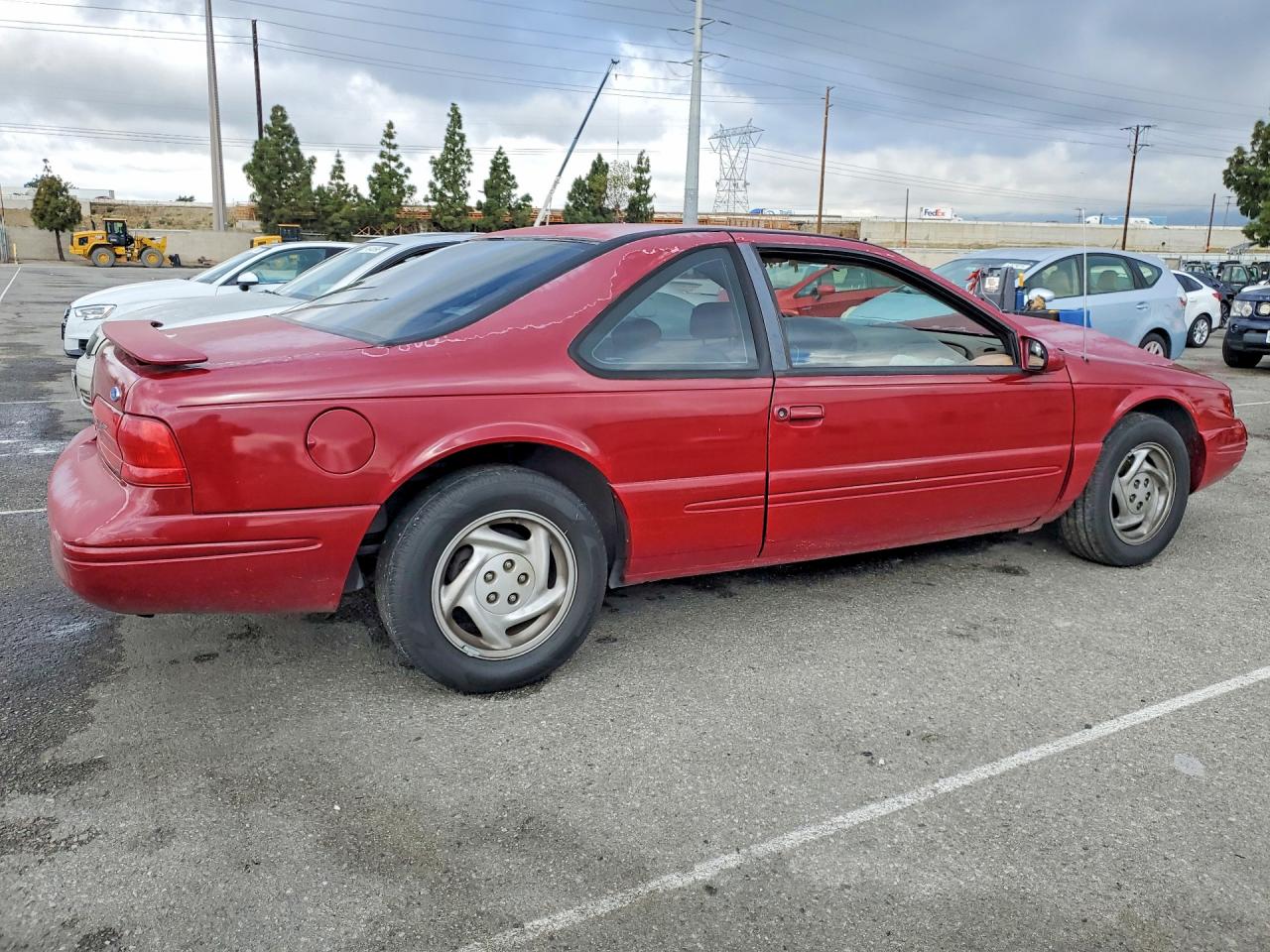 1997 Ford Thunderbird Lx Red vin: 1FALP62W1VH163008