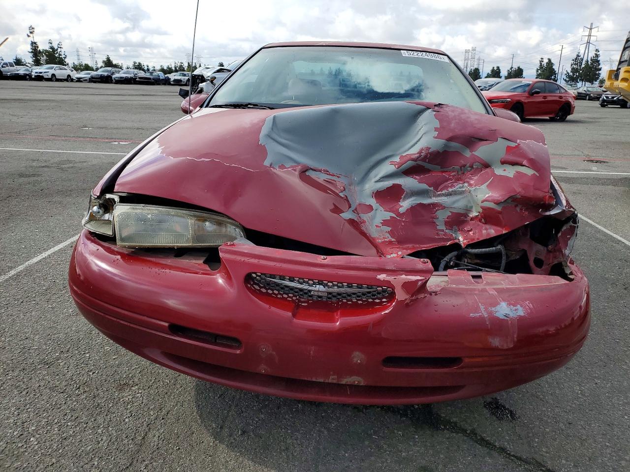 1997 Ford Thunderbird Lx Red vin: 1FALP62W1VH163008