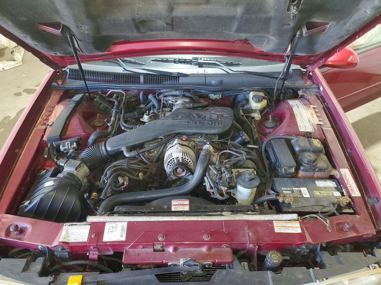 1995 Ford Thunderbird Lx Maroon vin: 1FALP62W2SH104495