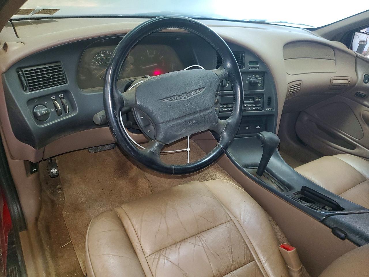 1995 Ford Thunderbird Lx Maroon vin: 1FALP62W2SH104495