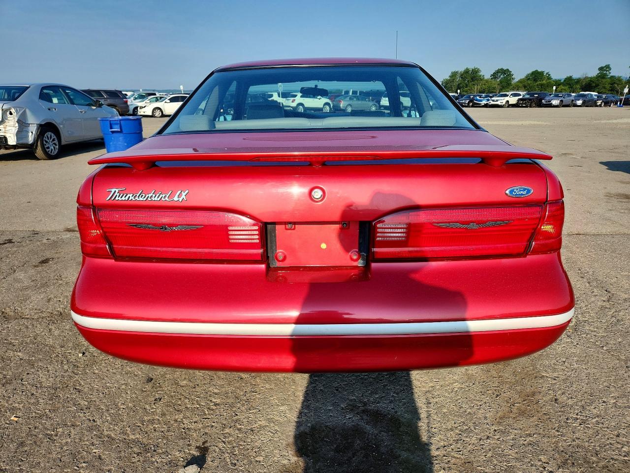 1997 Ford Thunderbird Lx Red vin: 1FALP62W2VH150705