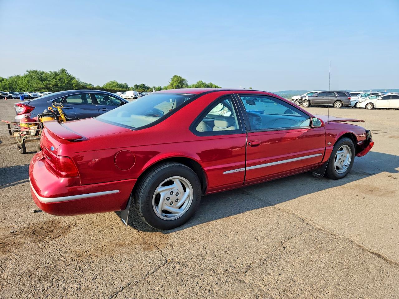 1997 Ford Thunderbird Lx Red vin: 1FALP62W2VH150705