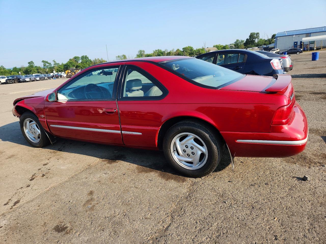 1997 Ford Thunderbird Lx Red vin: 1FALP62W2VH150705