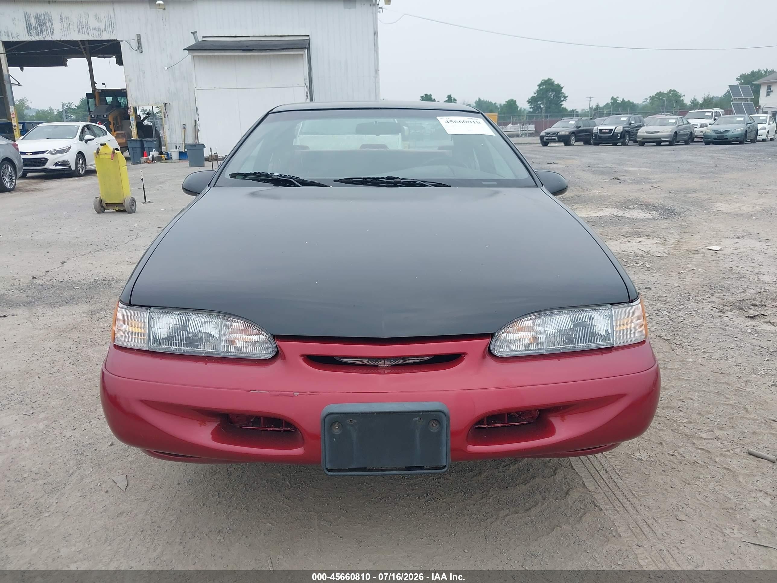 1994 Ford Thunderbird Lx Maroon vin: 1FALP62W4RH125875