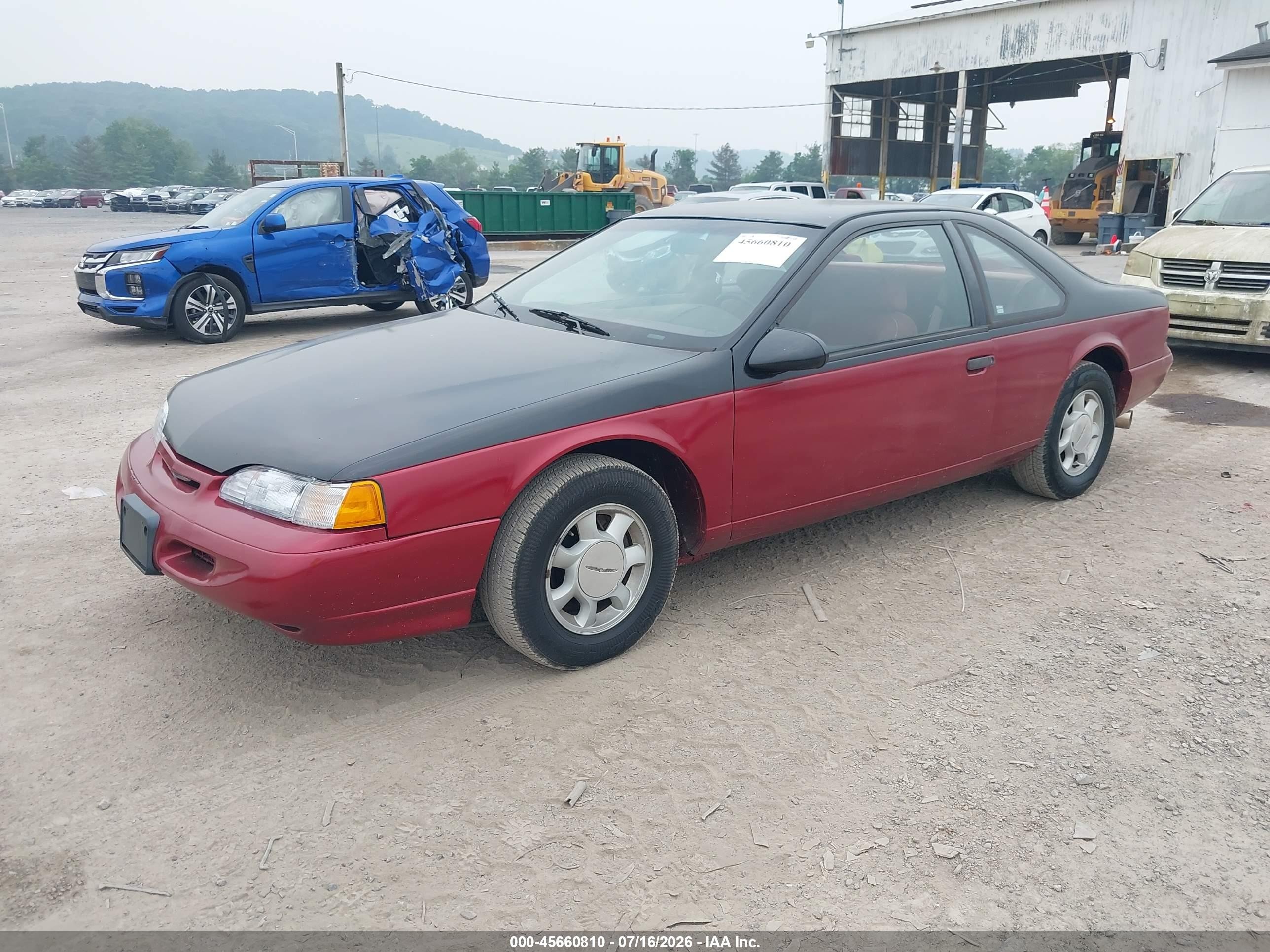 1994 Ford Thunderbird Lx Maroon vin: 1FALP62W4RH125875