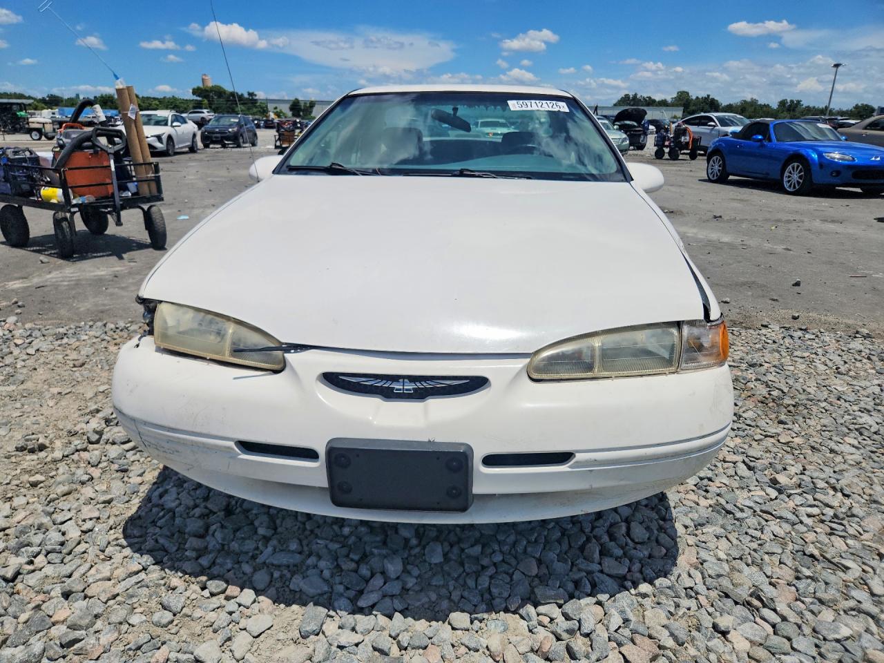 1996 Ford Thunderbird Lx White vin: 1FALP62W4TH154400