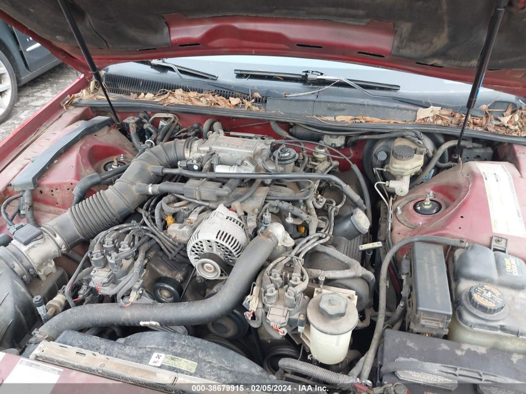 1996 Ford Thunderbird Lx Red vin: 1FALP62W5TH100202