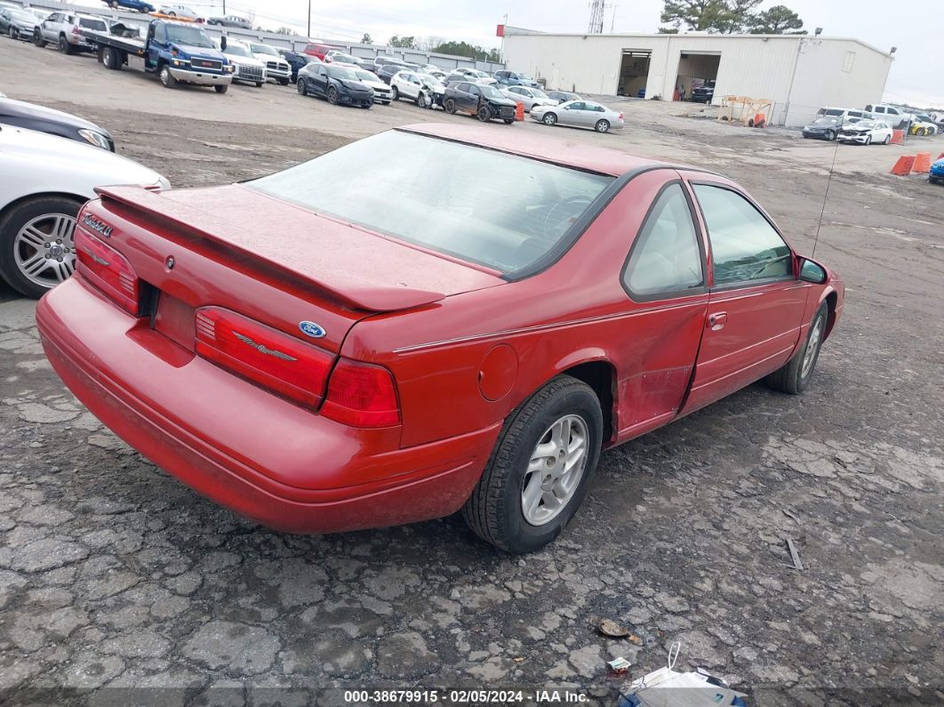 1996 Ford Thunderbird Lx Red vin: 1FALP62W5TH100202