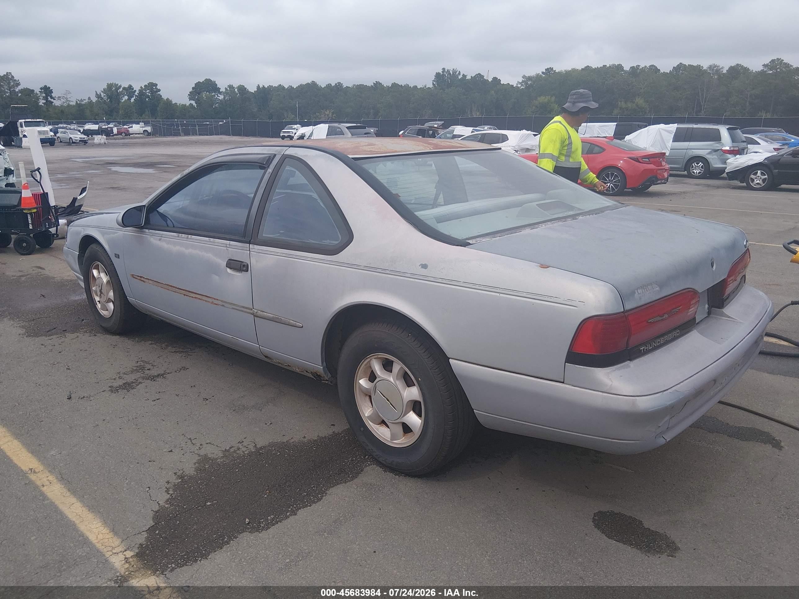 1994 Ford Thunderbird Lx Gray vin: 1FALP62W6RH117275