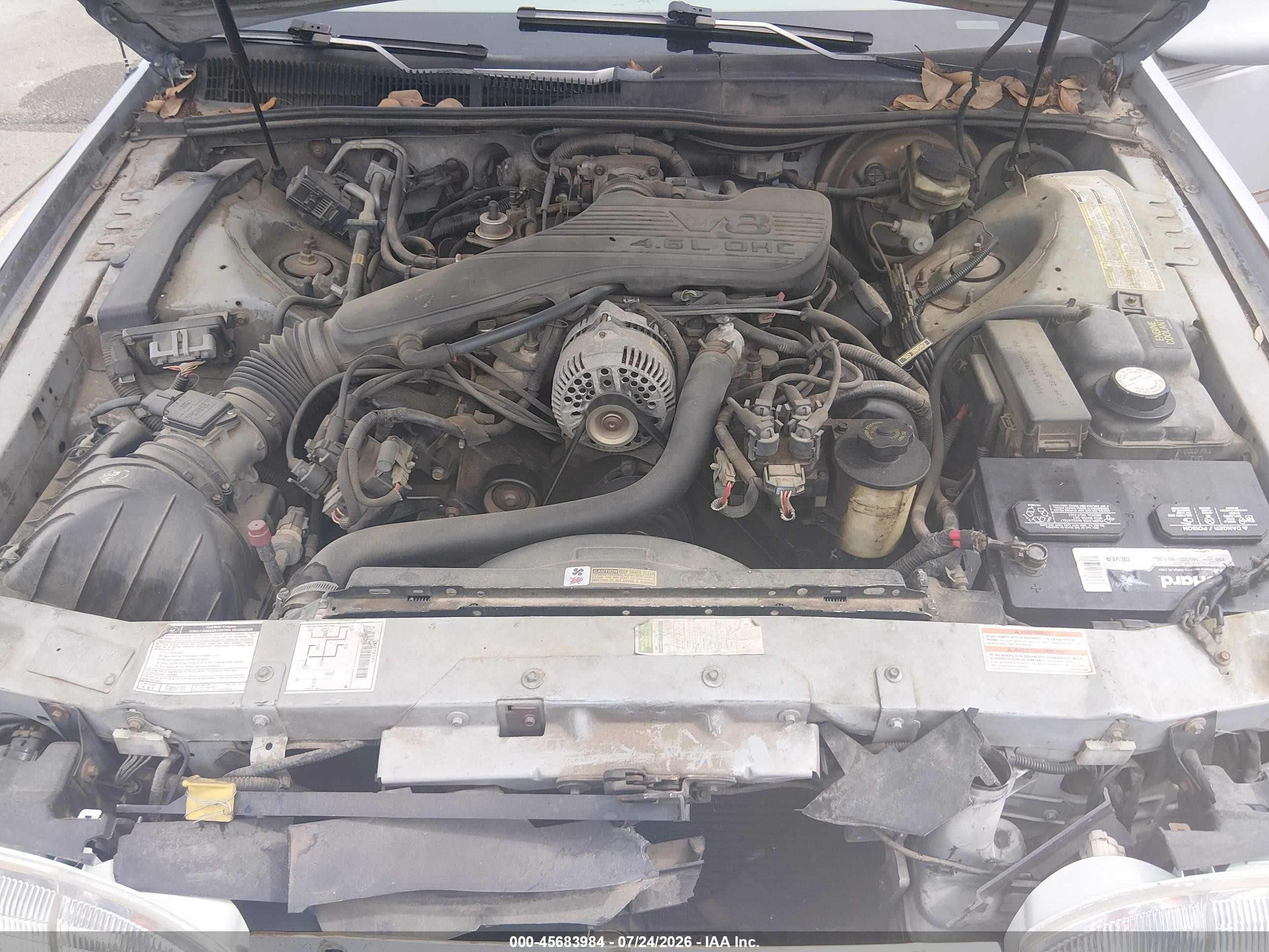 1994 Ford Thunderbird Lx Gray vin: 1FALP62W6RH117275