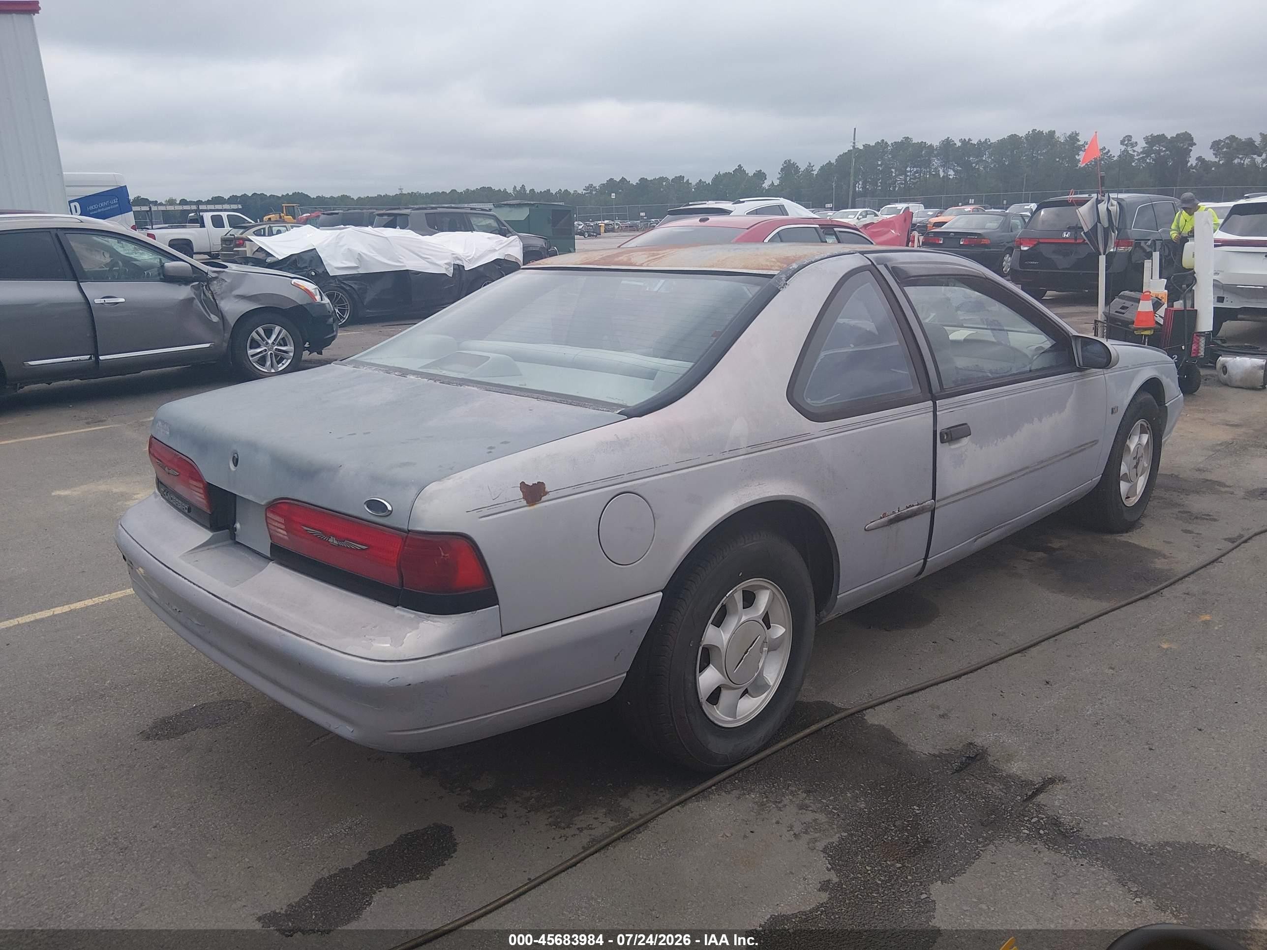 1994 Ford Thunderbird Lx Gray vin: 1FALP62W6RH117275