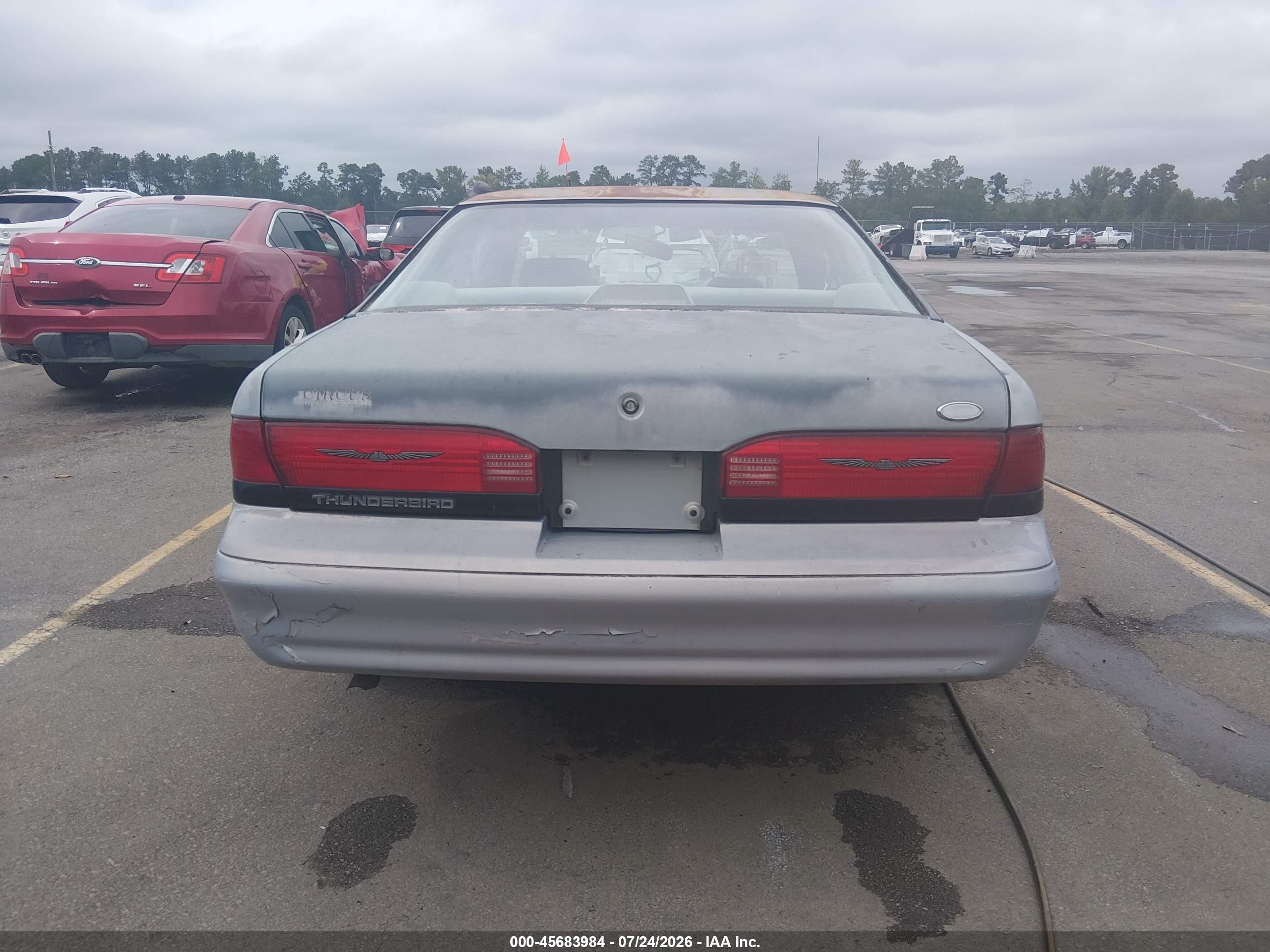 1994 Ford Thunderbird Lx Gray vin: 1FALP62W6RH117275