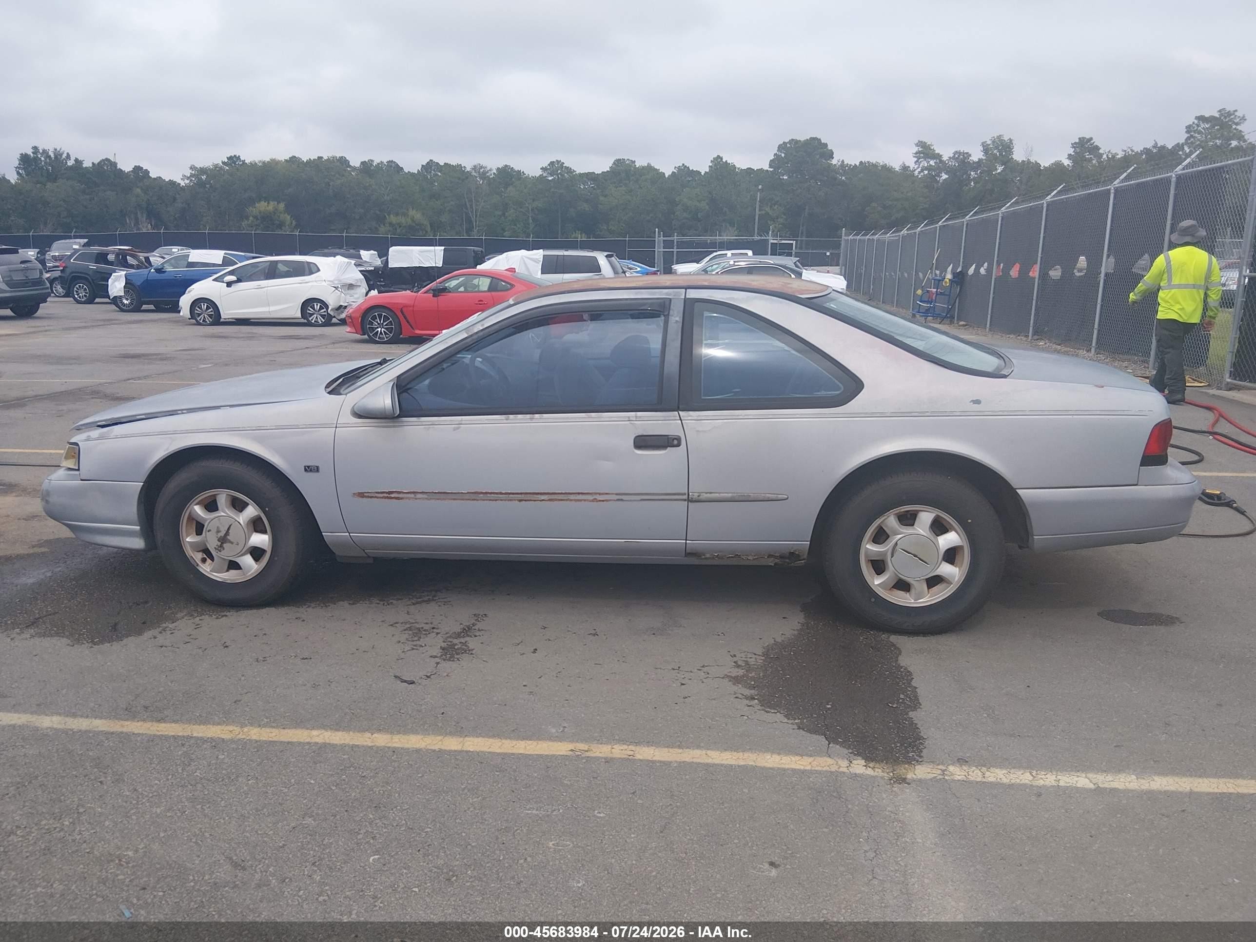 1994 Ford Thunderbird Lx Gray vin: 1FALP62W6RH117275