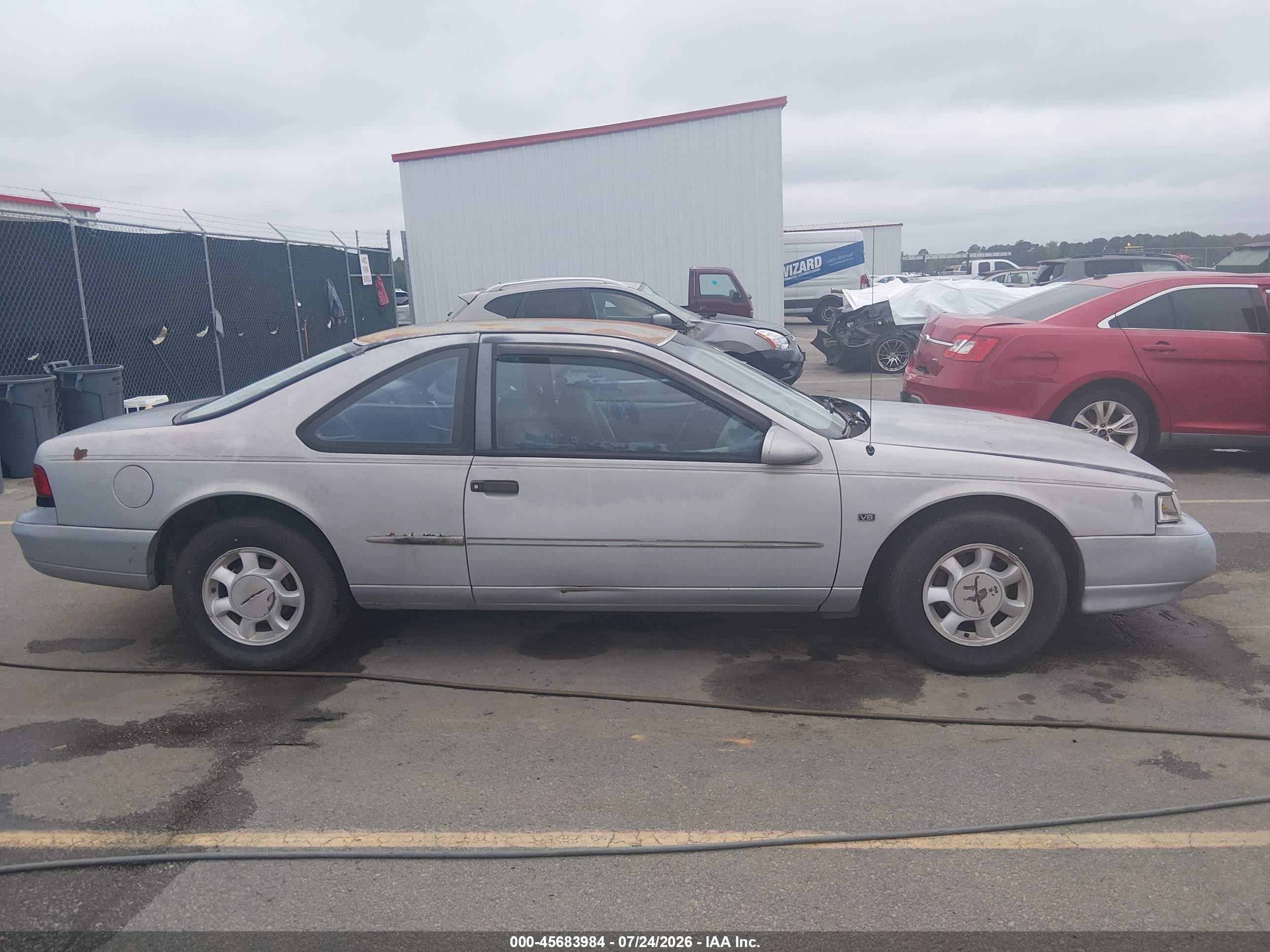 1994 Ford Thunderbird Lx Gray vin: 1FALP62W6RH117275