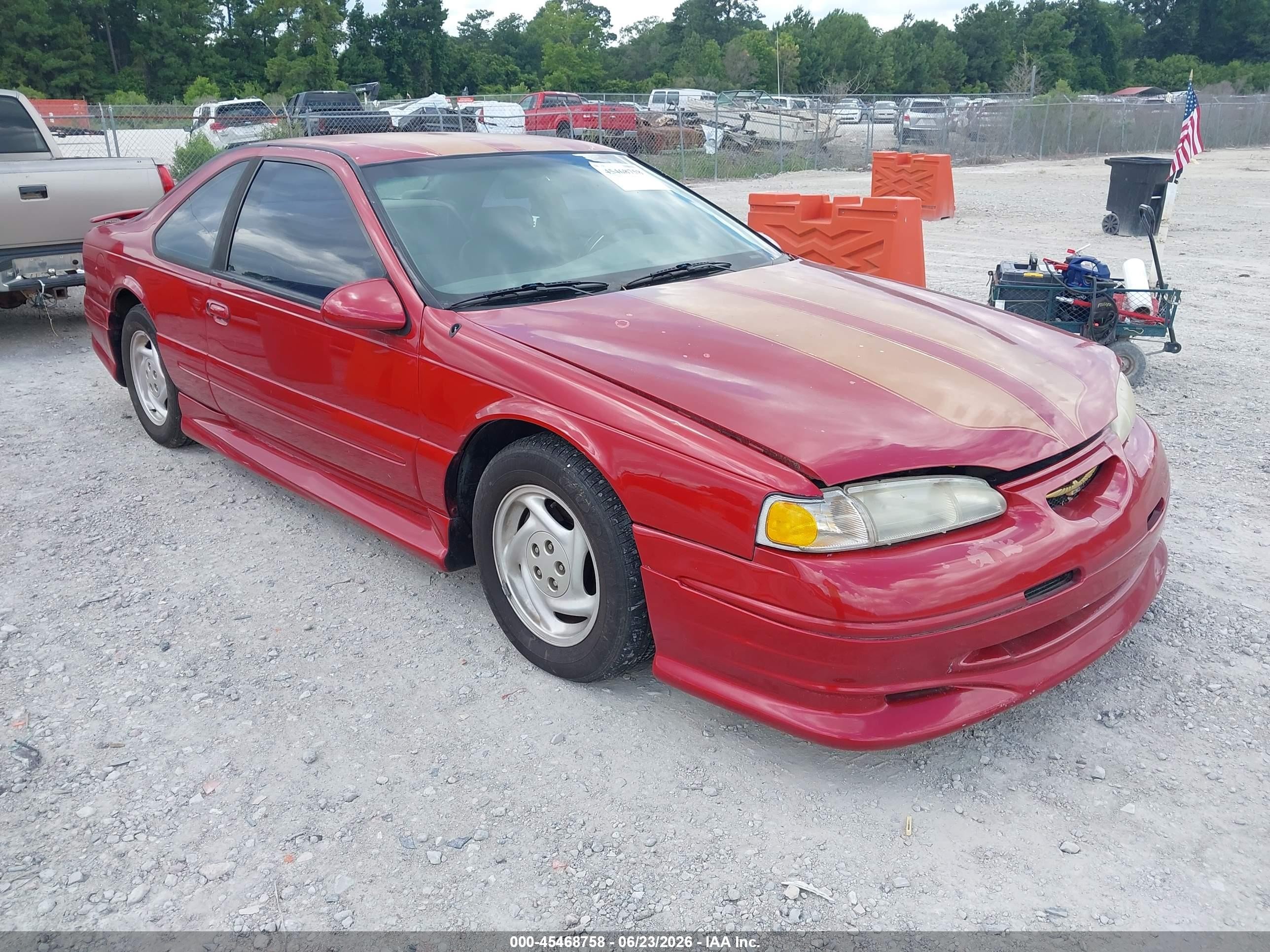 1997 Ford Thunderbird Lx Красный vin: 1FALP62W6VH129842