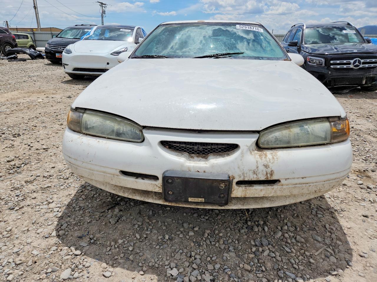 1997 Ford Thunderbird Lx White vin: 1FALP62W9VH148577