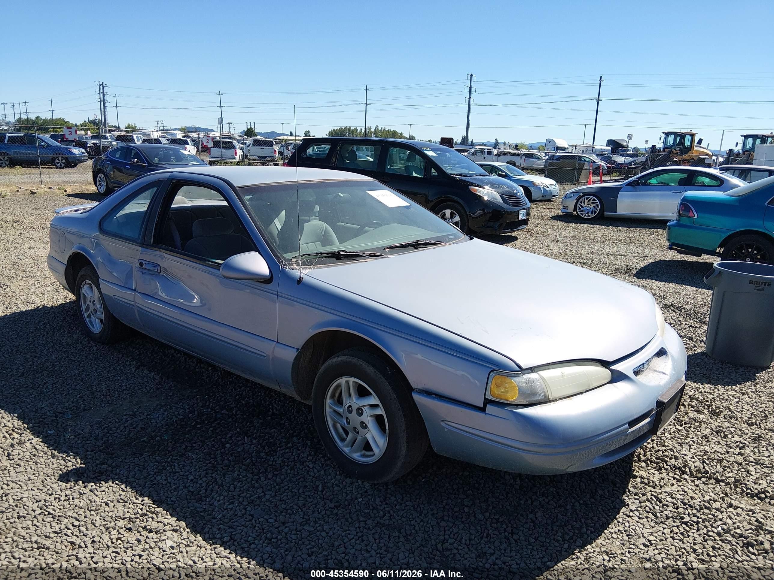 1996 Ford Thunderbird Lx Light Blue vin: 1FALP62WXTH121501