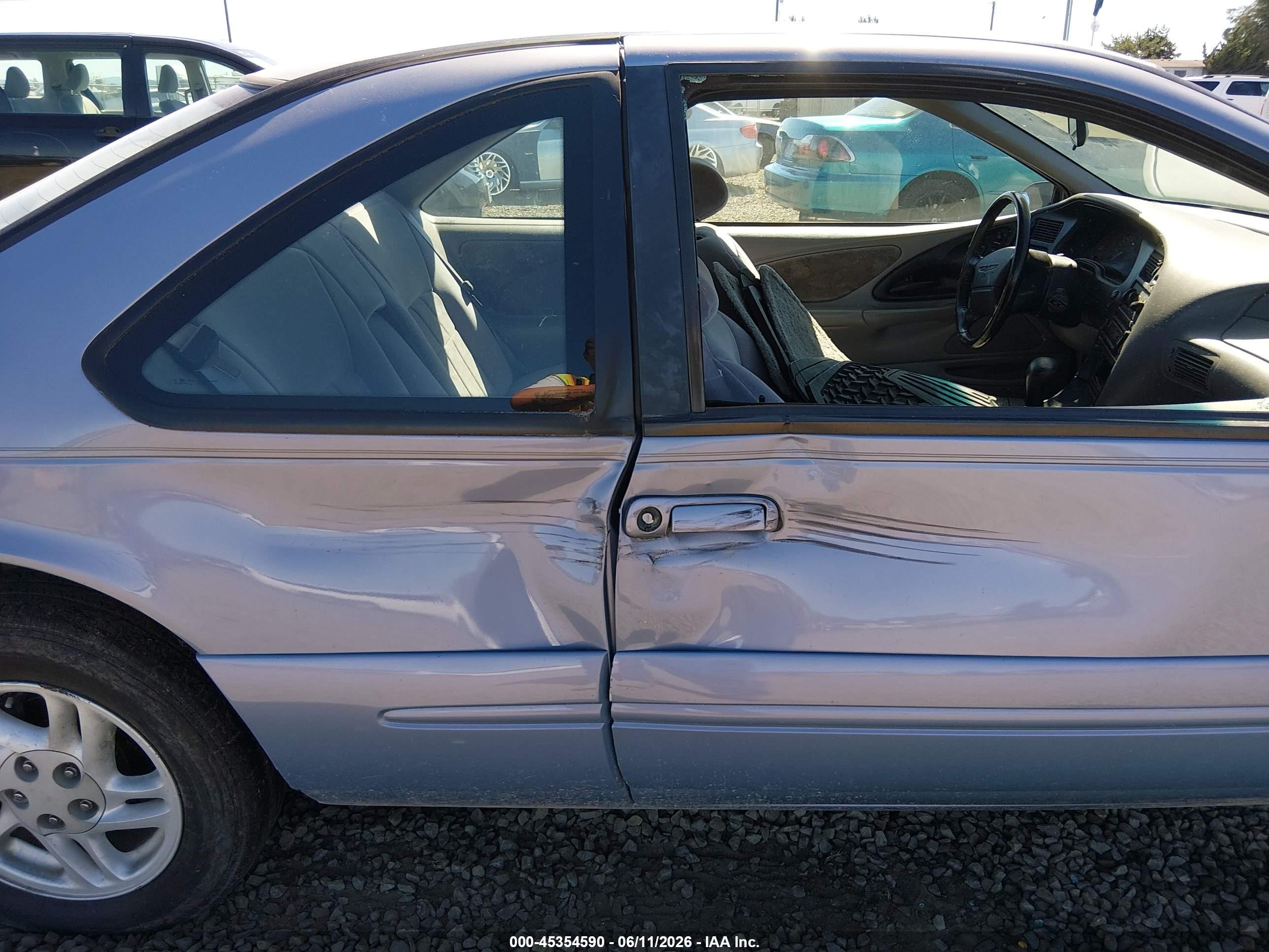 1996 Ford Thunderbird Lx Light Blue vin: 1FALP62WXTH121501