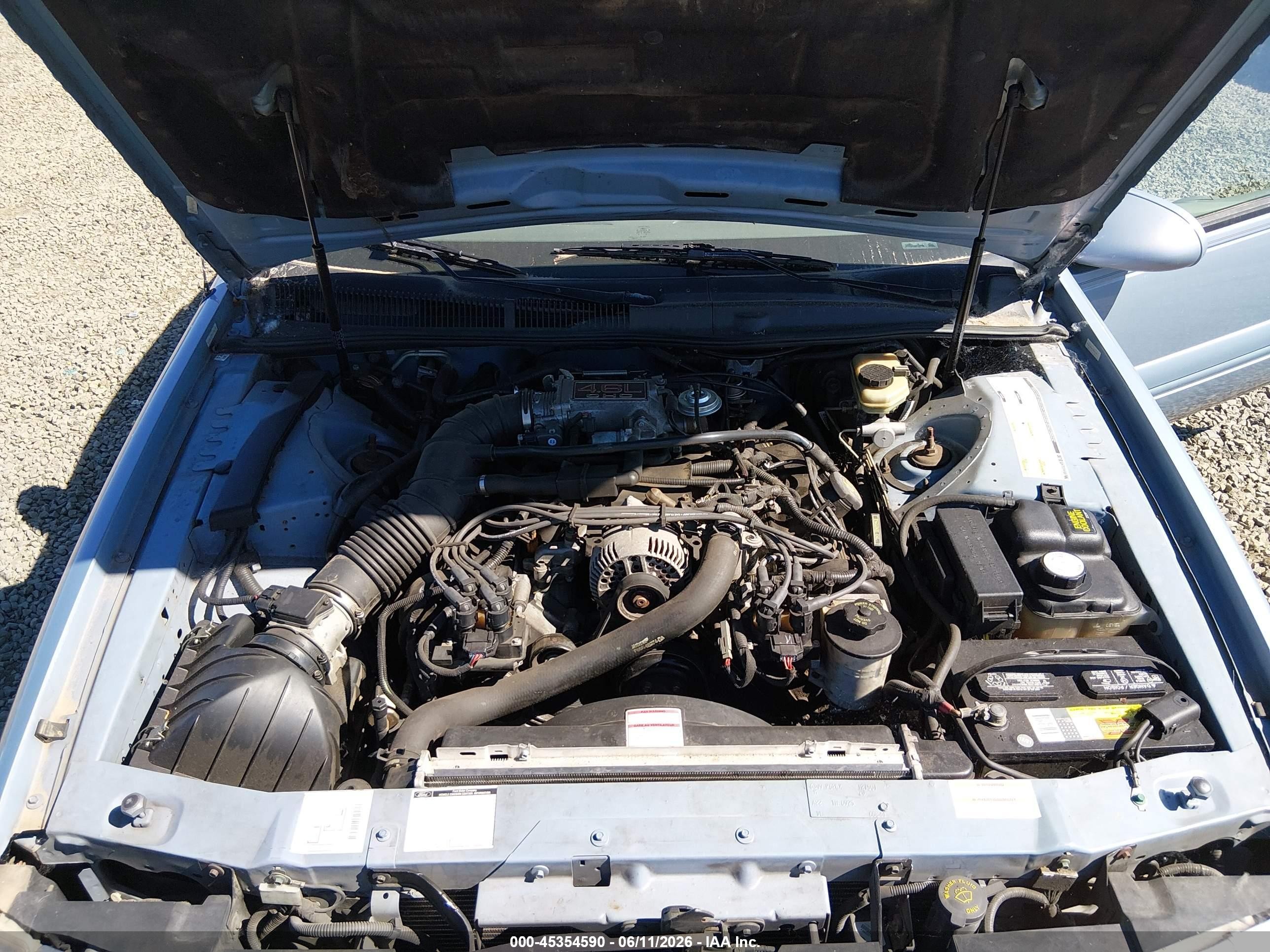 1996 Ford Thunderbird Lx Light Blue vin: 1FALP62WXTH121501