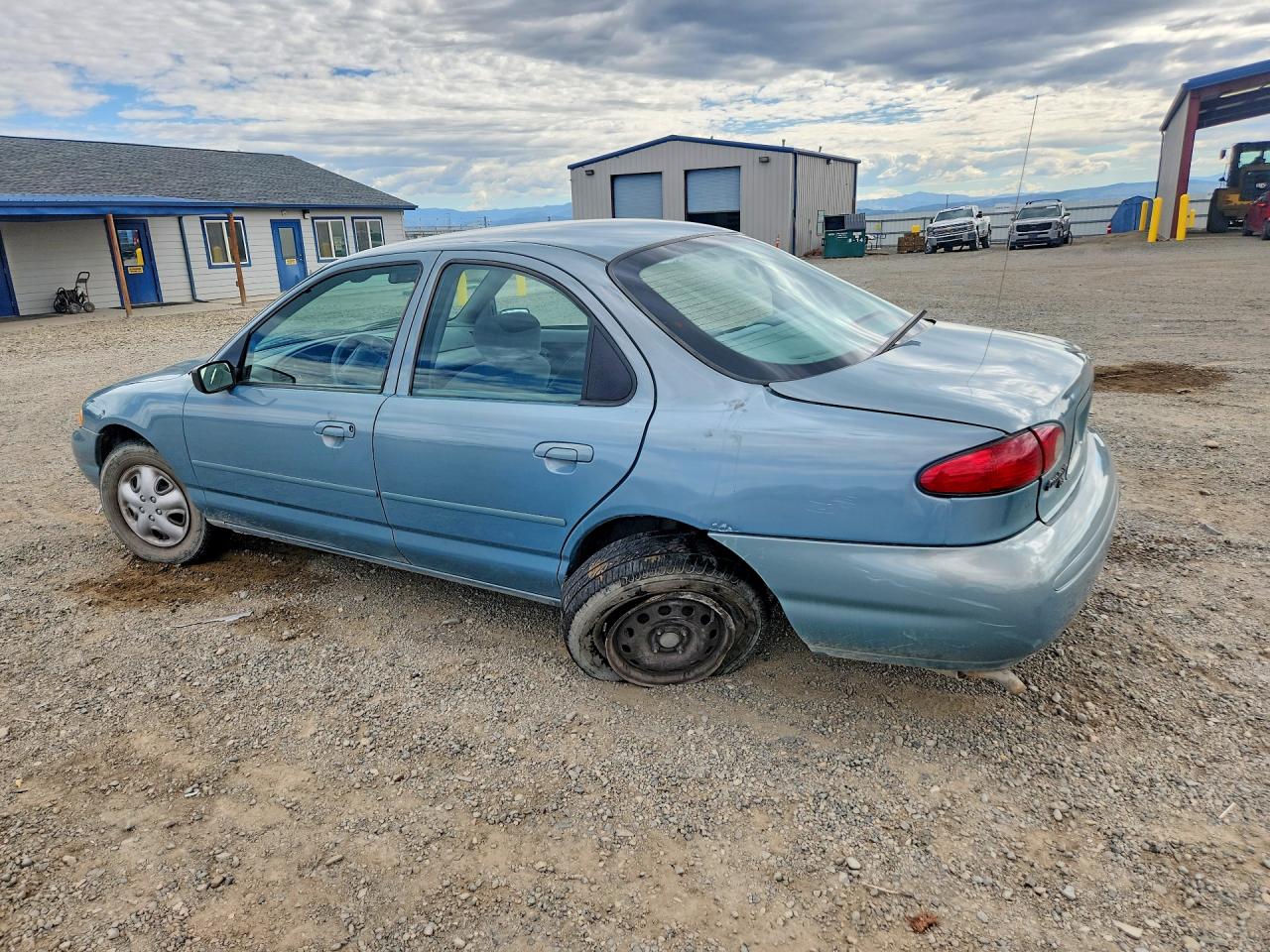 1997 Ford Contour Base Blue vin: 1FALP6530VK156345