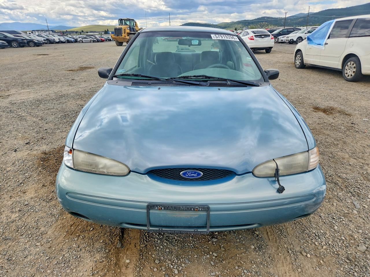 1997 Ford Contour Base Blue vin: 1FALP6530VK156345