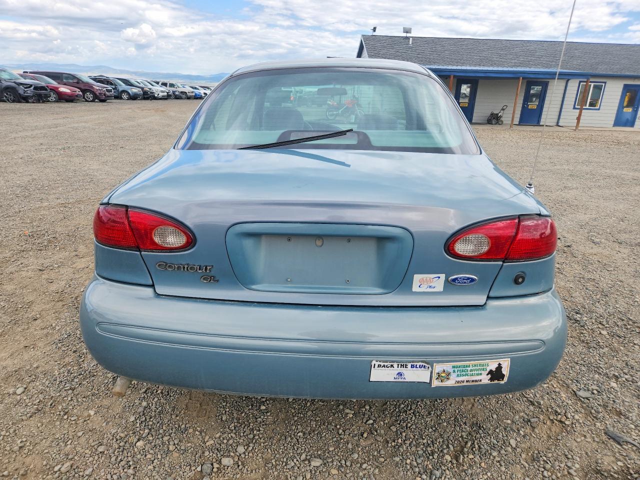 1997 Ford Contour Base Blue vin: 1FALP6530VK156345