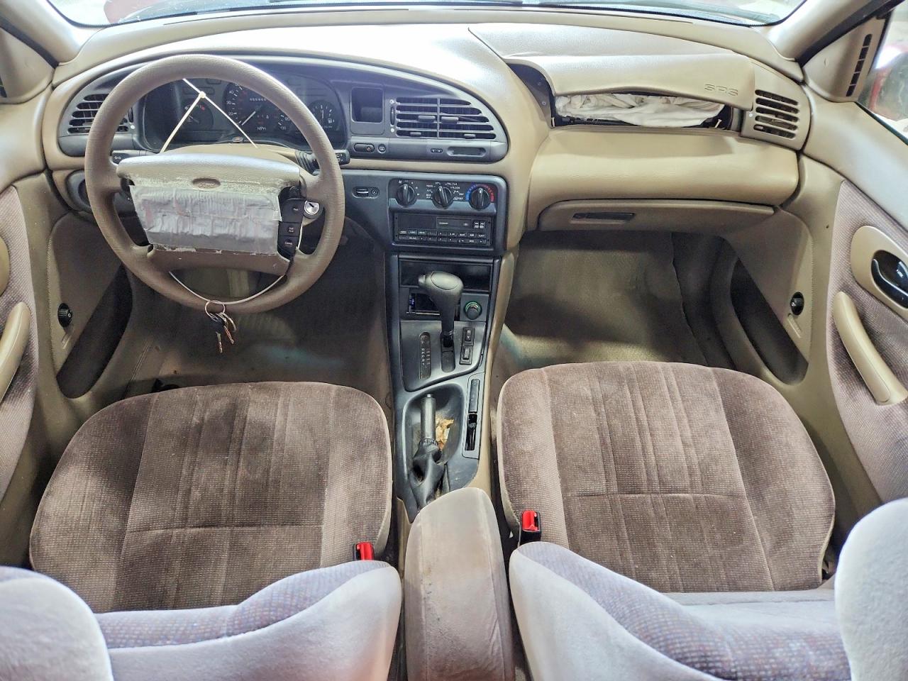 1995 Ford Contour Gl Maroon vin: 1FALP6531SK227824