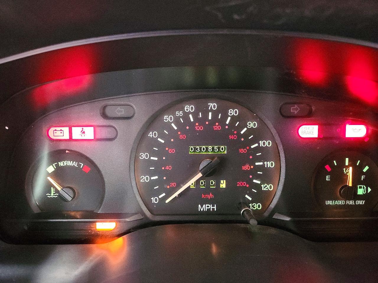 1995 Ford Contour Gl Maroon vin: 1FALP6531SK227824