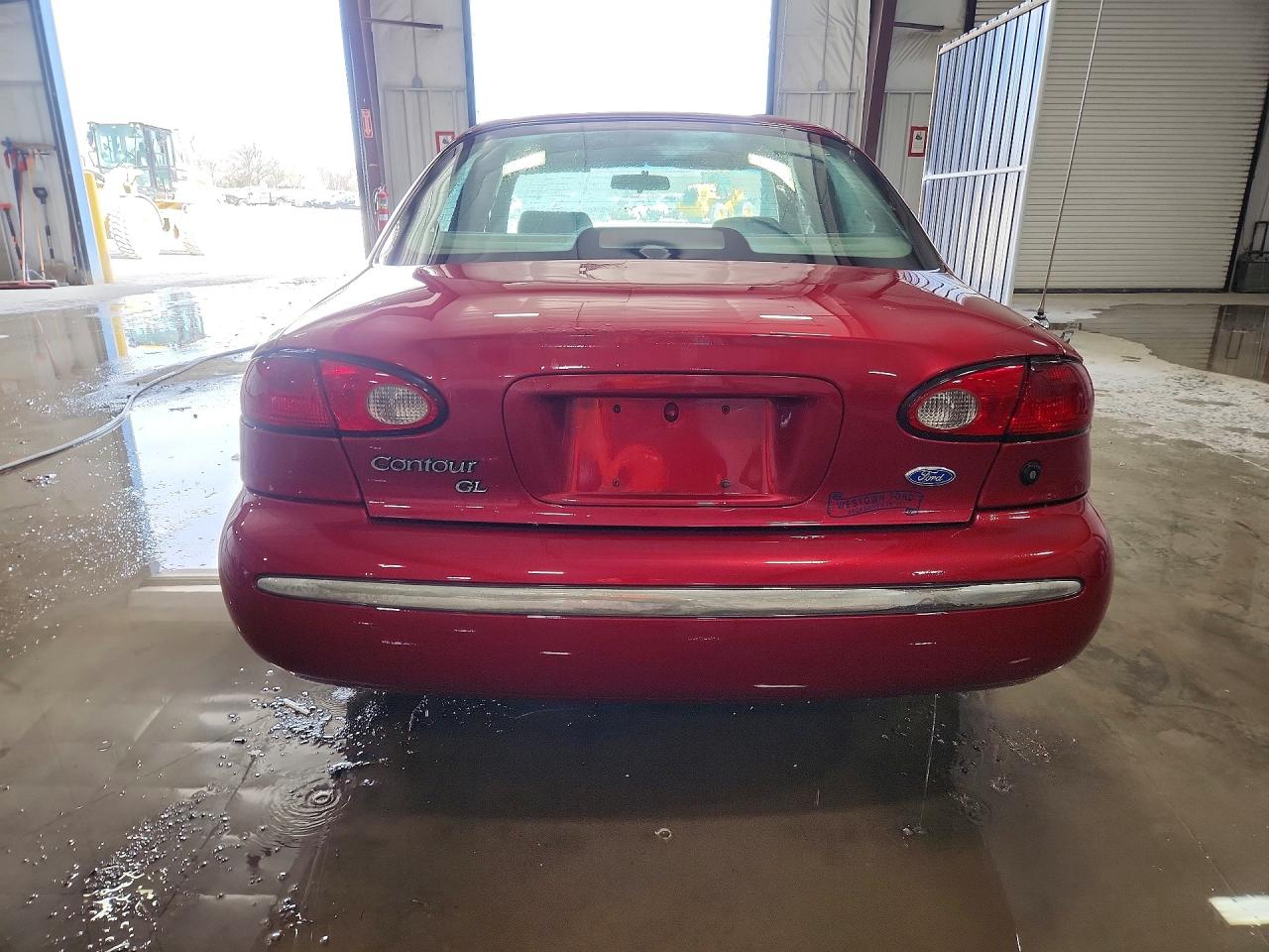 1995 Ford Contour Gl Maroon vin: 1FALP6531SK227824