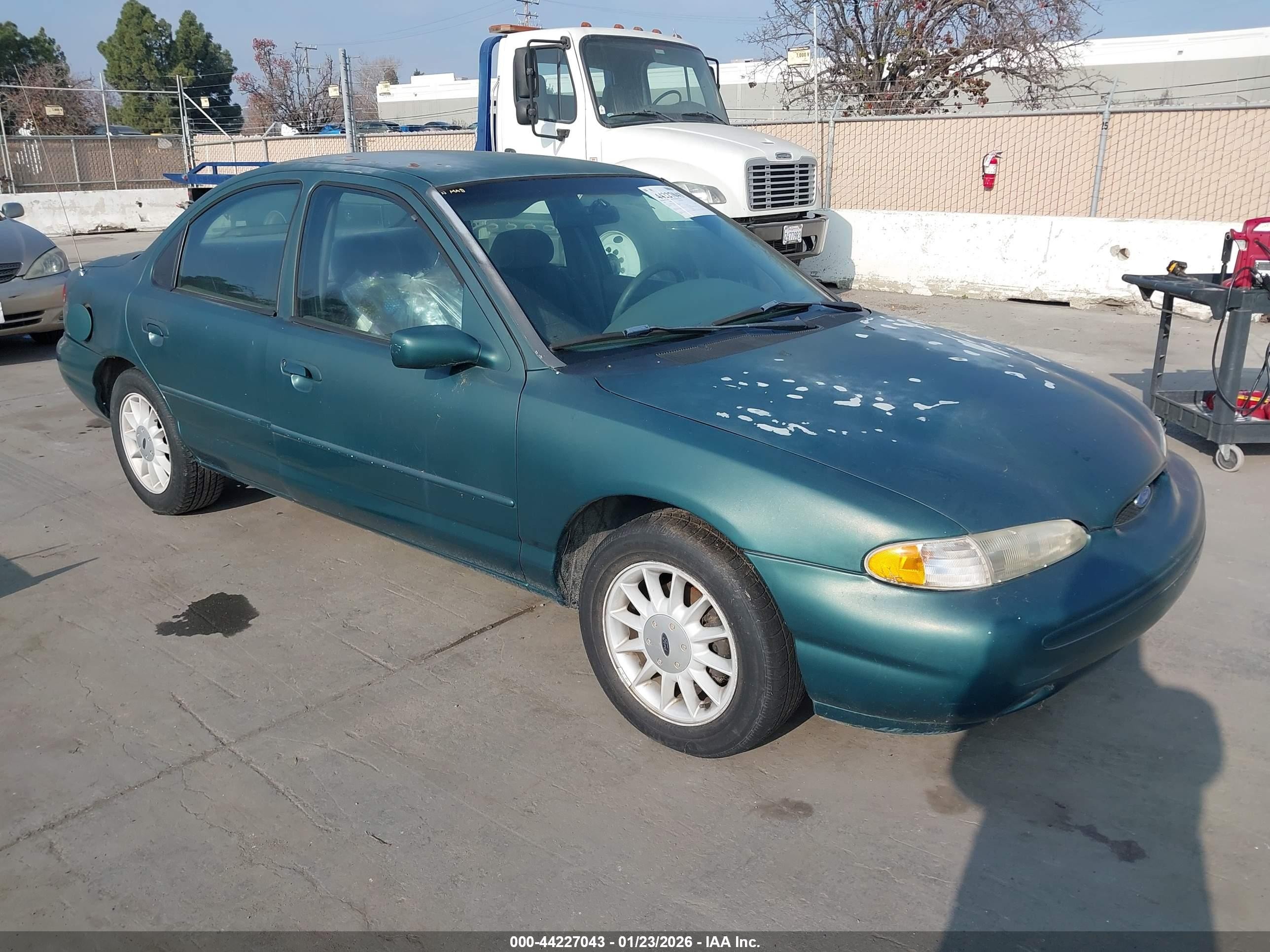1996 Ford Contour Gl/sport Green vin: 1FALP6531TK154472