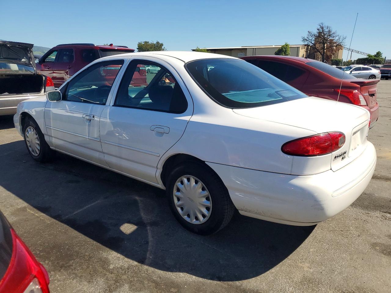1996 Ford Contour Gl White vin: 1FALP6531TK219854