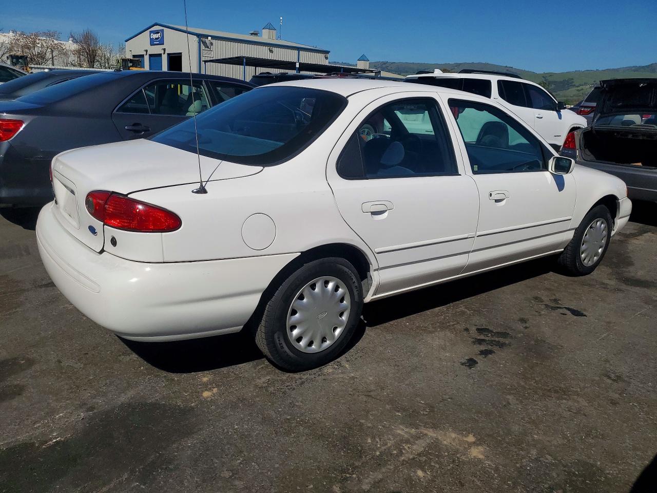 1996 Ford Contour Gl White vin: 1FALP6531TK219854