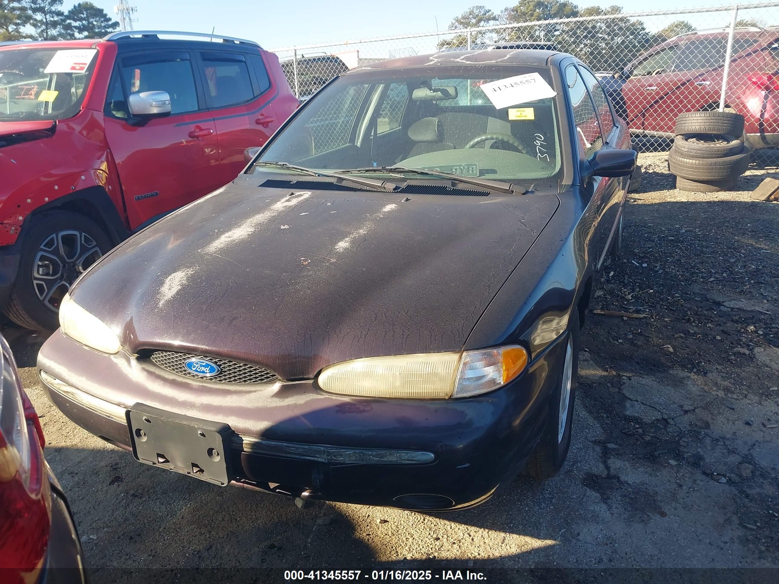 1995 Ford Contour Gl Темно-бордовый vin: 1FALP6532SK243790