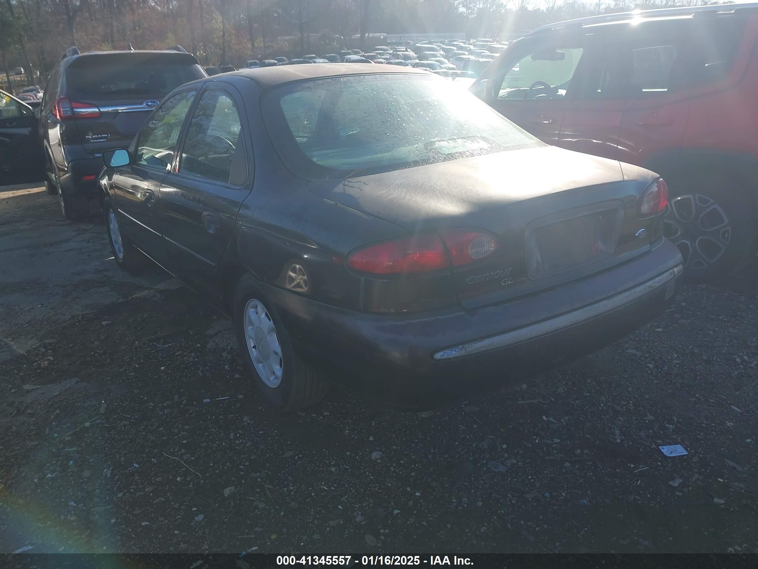 1995 Ford Contour Gl Темно-бордовый vin: 1FALP6532SK243790