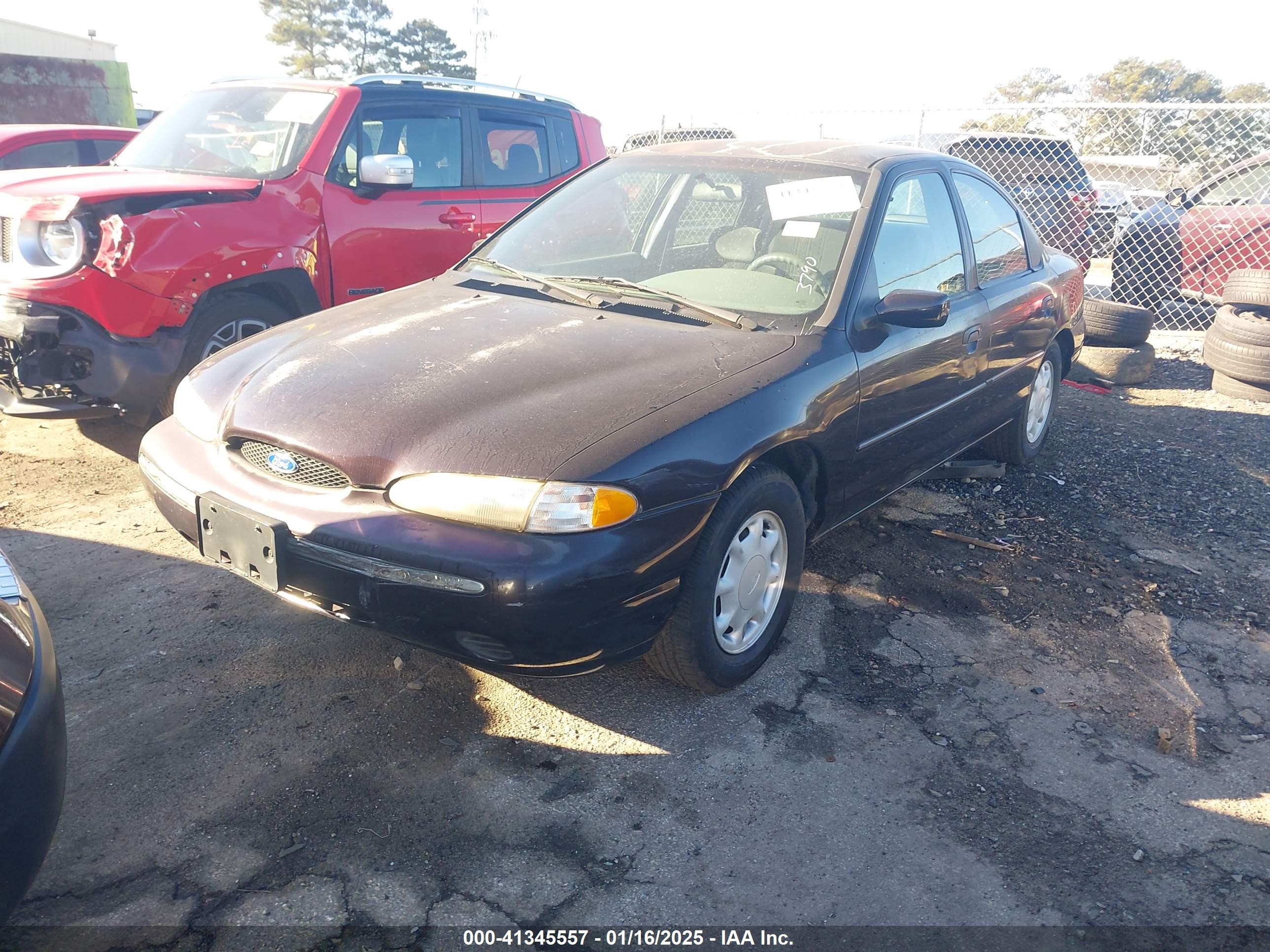 1995 Ford Contour Gl Темно-бордовый vin: 1FALP6532SK243790