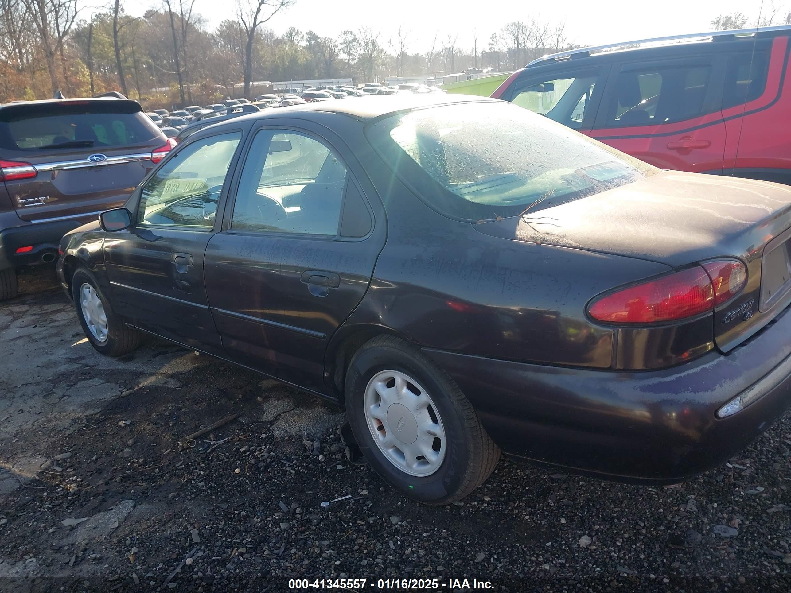 1995 Ford Contour Gl Темно-бордовый vin: 1FALP6532SK243790