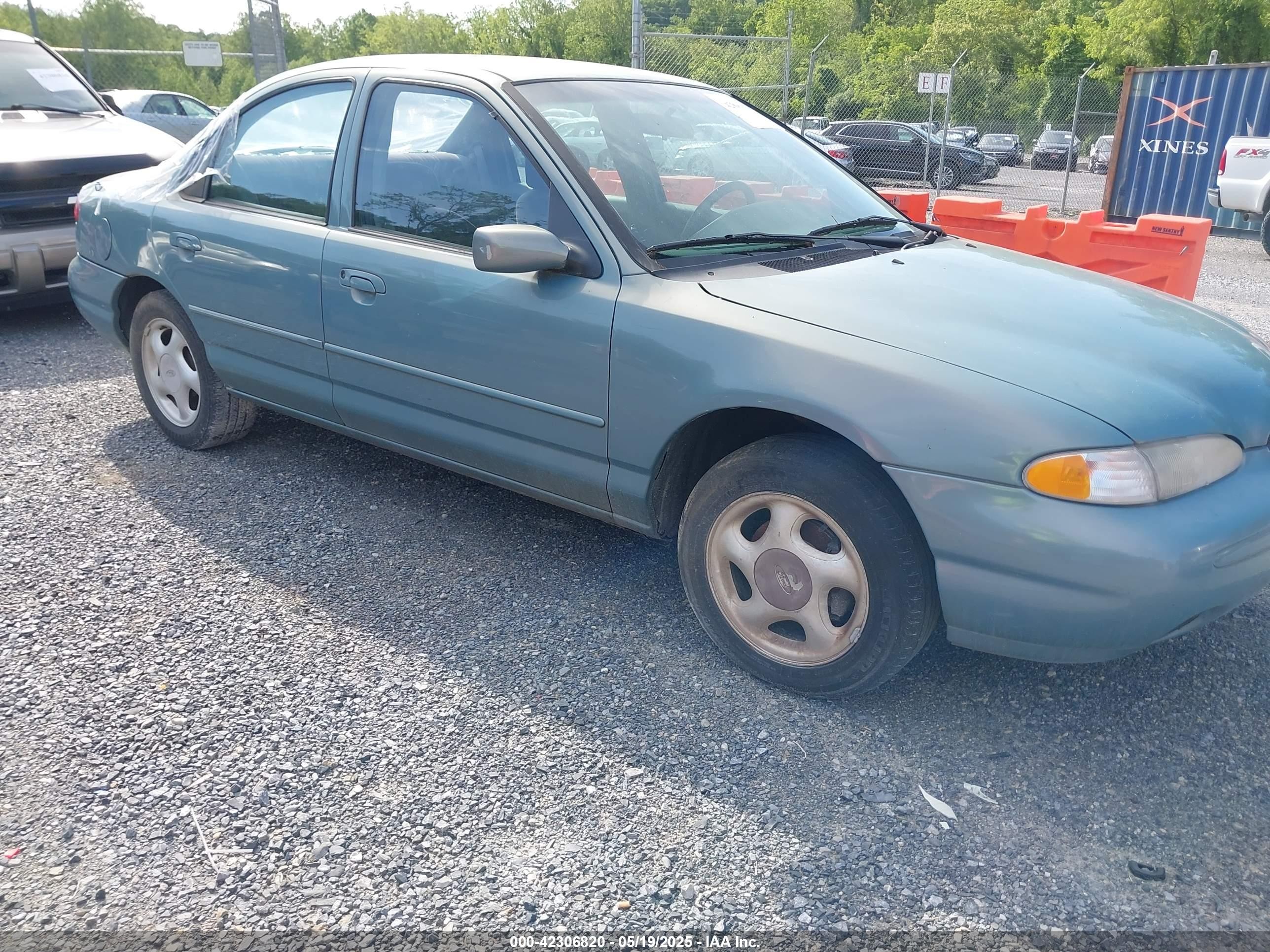1996 Ford Contour Gl/sport Light Blue vin: 1FALP6535TK202362