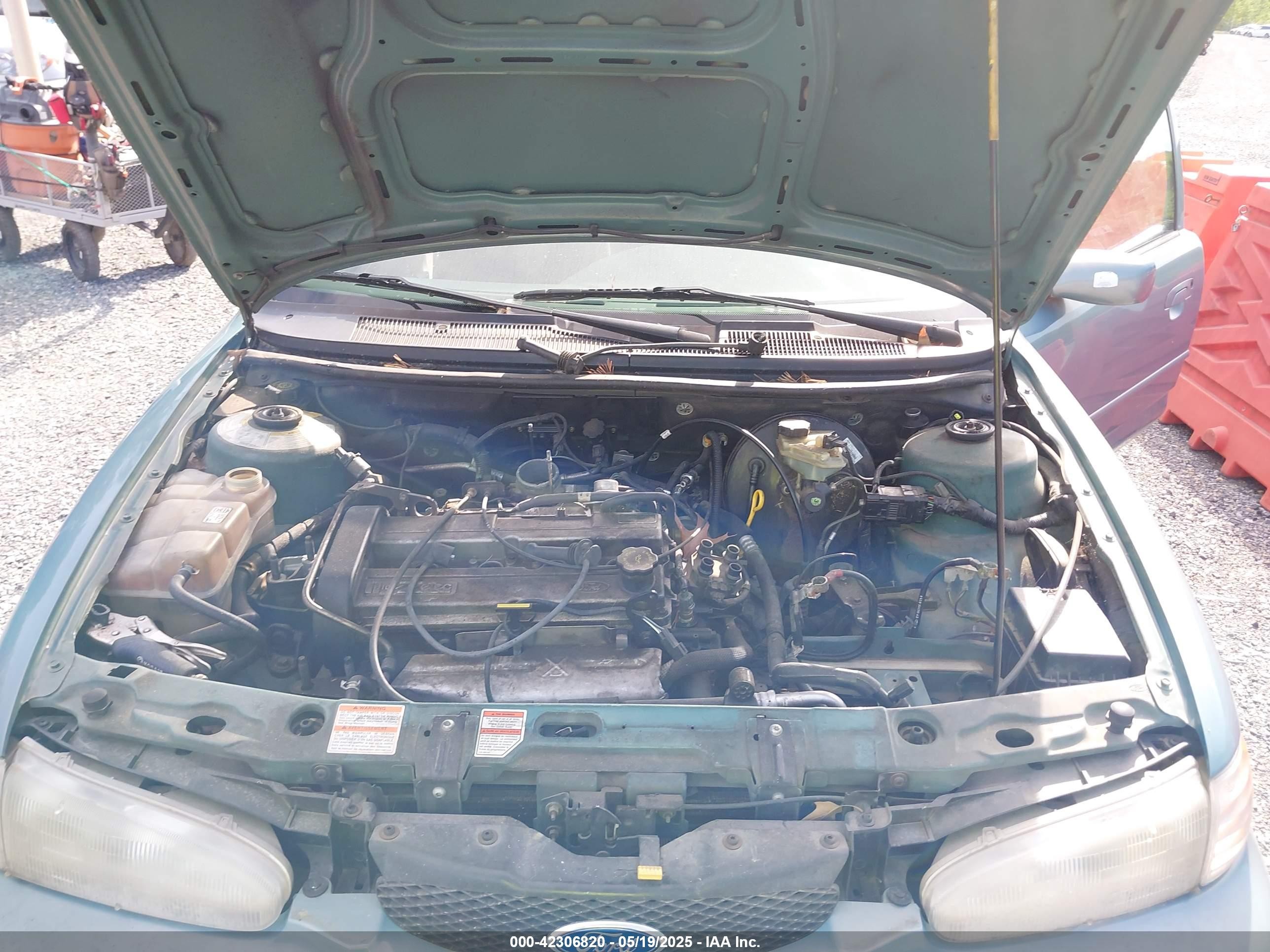 1996 Ford Contour Gl/sport Light Blue vin: 1FALP6535TK202362