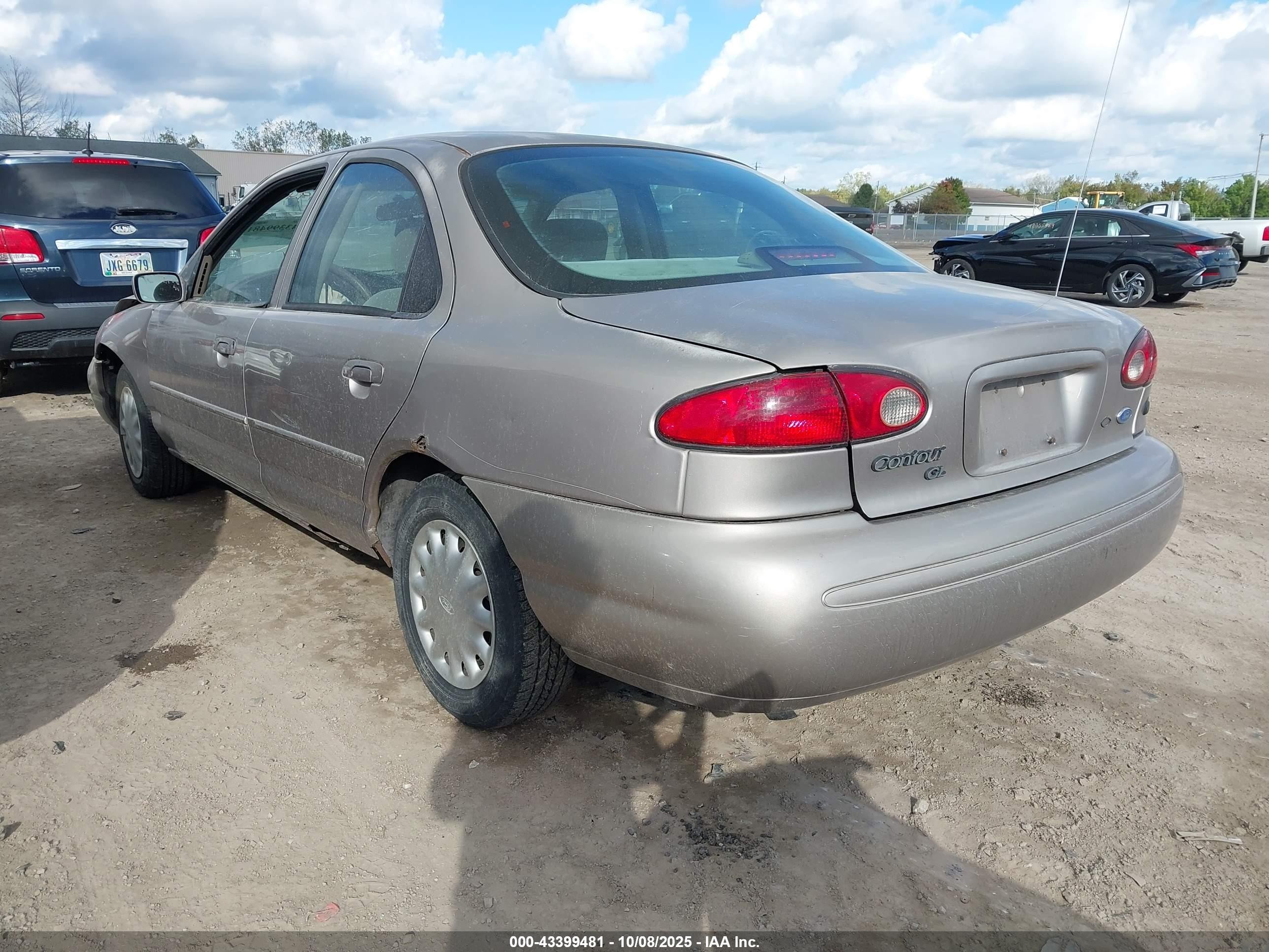 1996 Ford Contour Gl/sport Gray vin: 1FALP6536TK194255