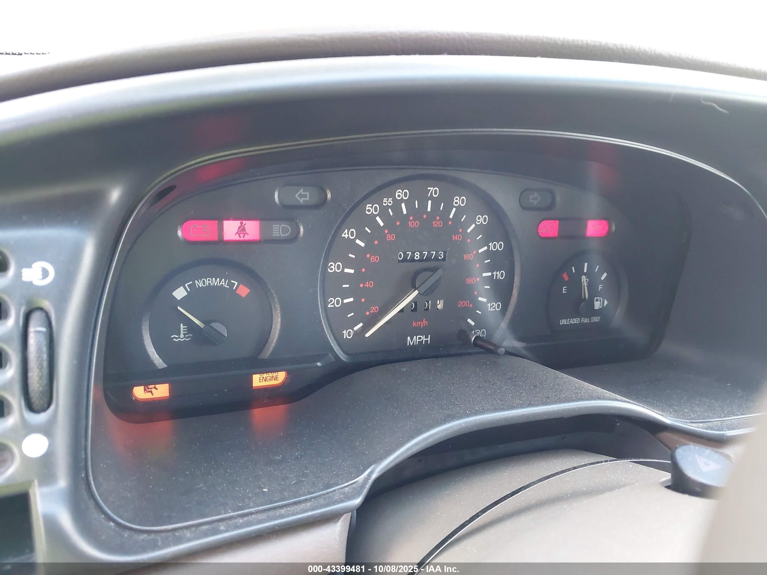 1996 Ford Contour Gl/sport Gray vin: 1FALP6536TK194255